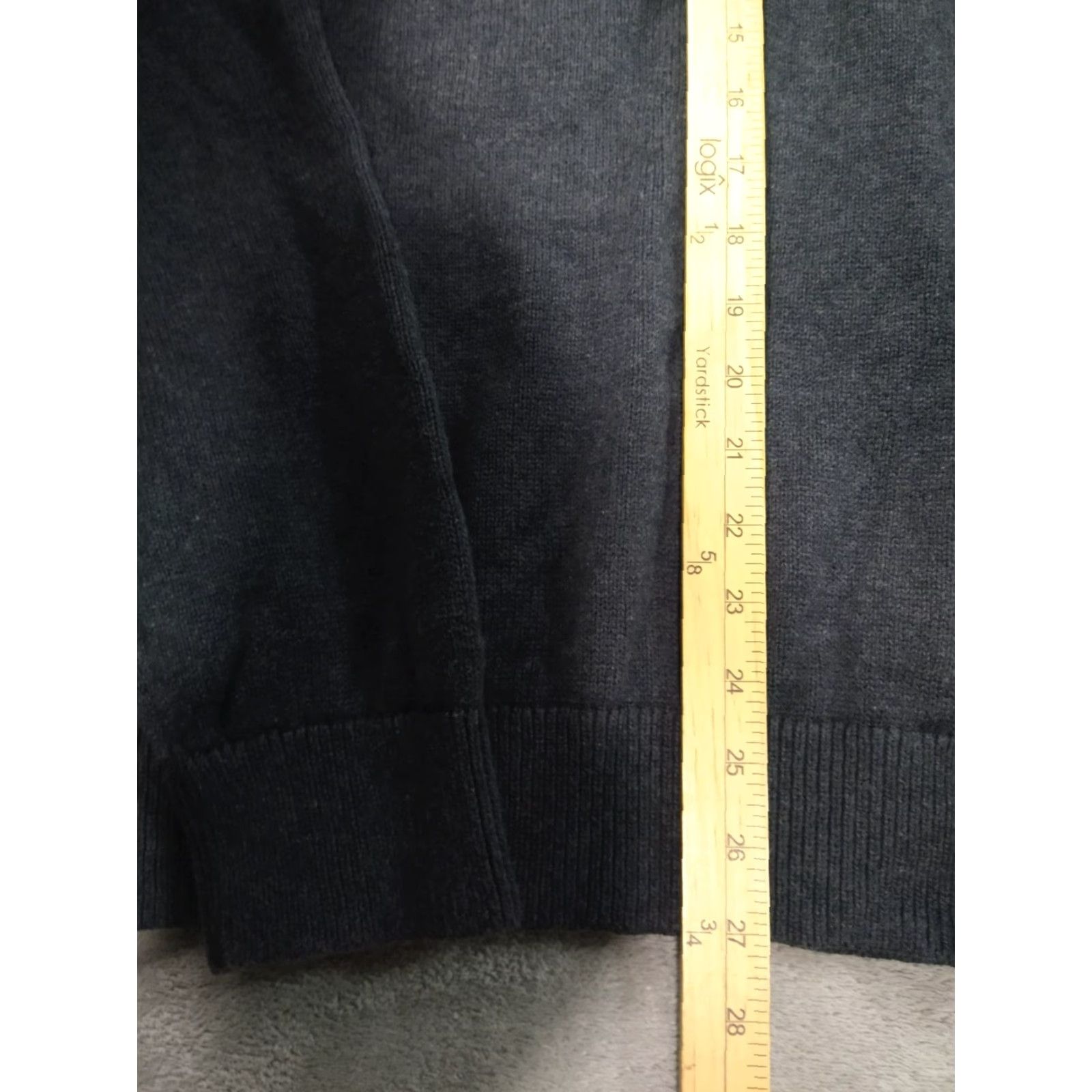 Banana Republic Banana Republic Sweater Mens XL Gray Cotton Henley Mock Neck Pockets Pullover Size US XL / EU 56 / 4 - 3 Thumbnail