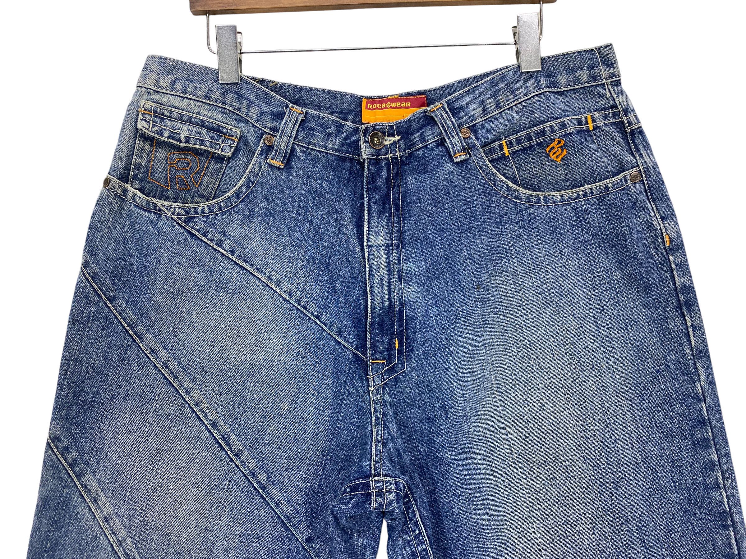 Rocawear Rocawear Baggy Jeans Hip Hop Jay Z Medium Wash Men Jeans Size US 36 / EU 52 - 3 Thumbnail