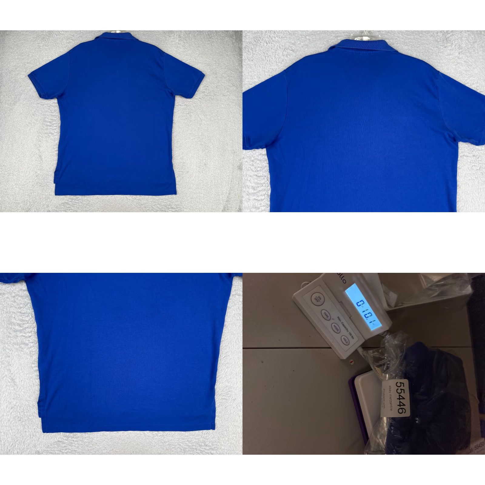 Ralph Lauren VINTAGE Ralph Lauren Polo Shirt Adult Large Blue 100% Cotton Short Sleeve Polo Shirt Mens 40 in Chest Modern Sports American 90s? Size US L / EU 52-54 / 3 - 9 Thumbnail