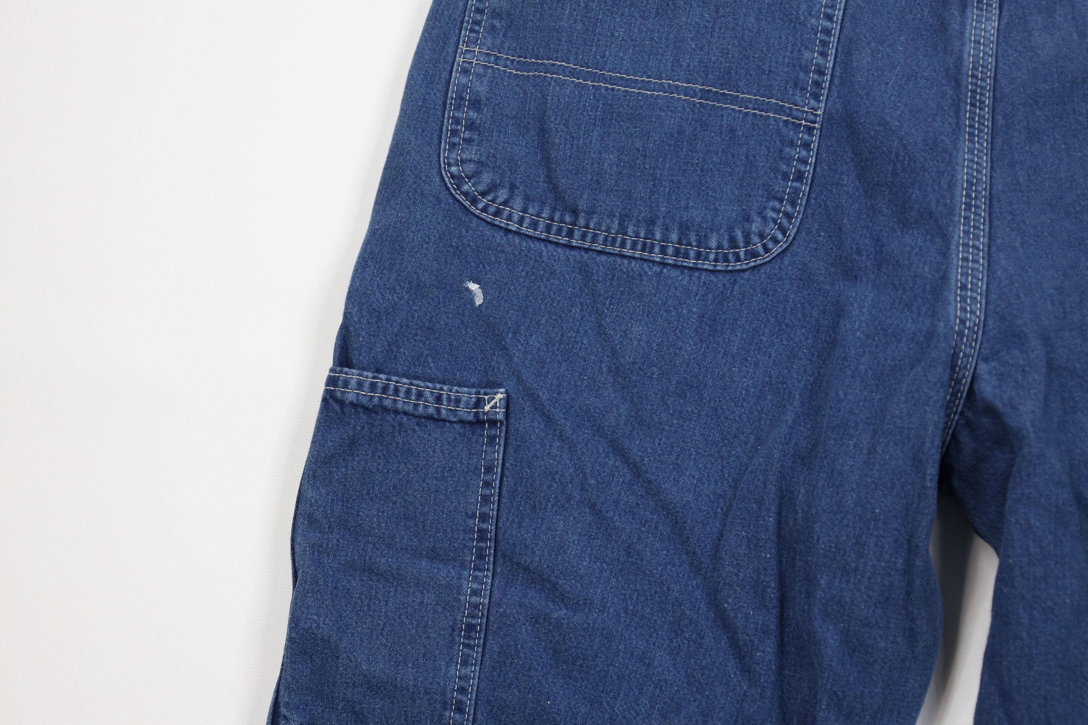 Carhartt Vintage Y2K Carhartt Workwear Wide Leg Dungaree Denim Jeans Size US 34 / EU 50 - 13 Thumbnail