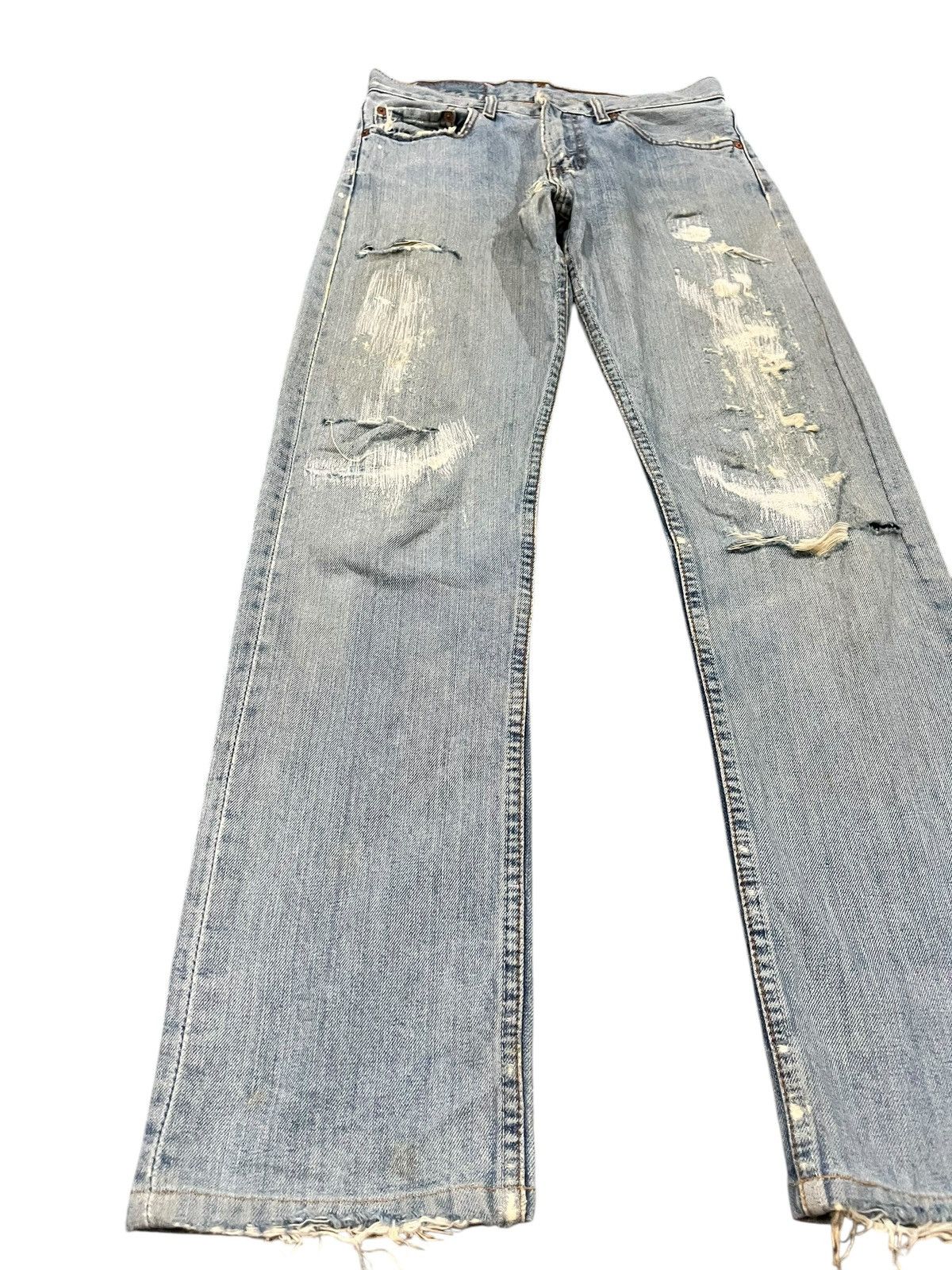 LVC × Levi's × Levi's Vintage Clothing Vintage Levi’s 505 Ripped Grunge Distressed Denim Size US 29 - 4 Thumbnail
