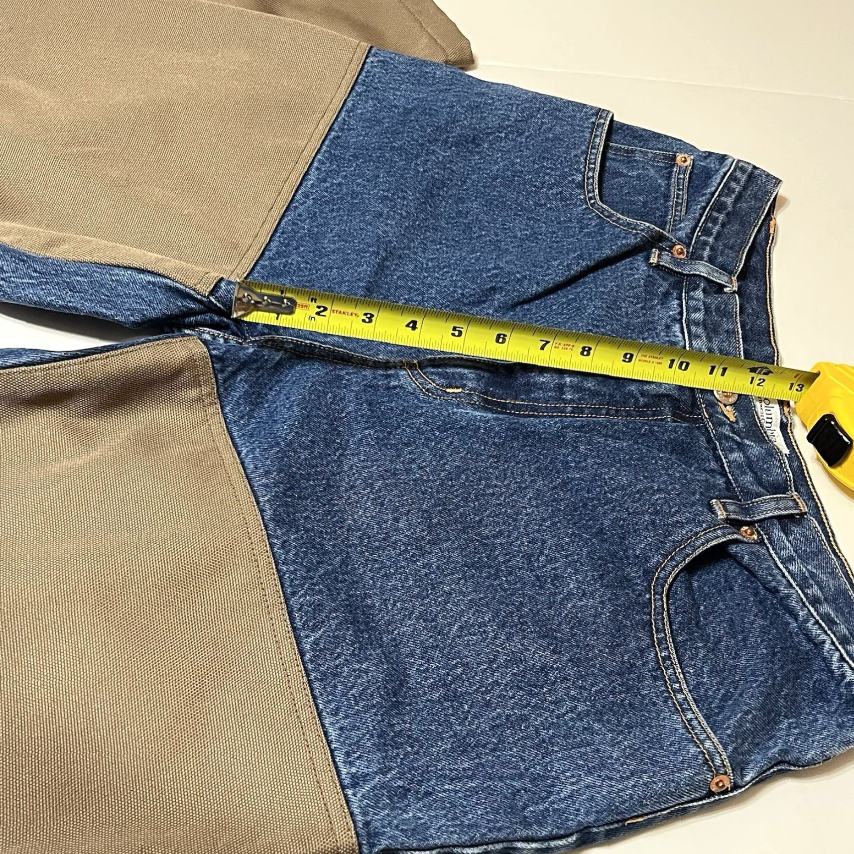 Vintage VTG Columbia Jeans Men’s 32x30 Belt Loops 5-Pocket Denim Hunting Solid Blue Regular Straight Pants Size US 32 / EU 48 - 4 Thumbnail