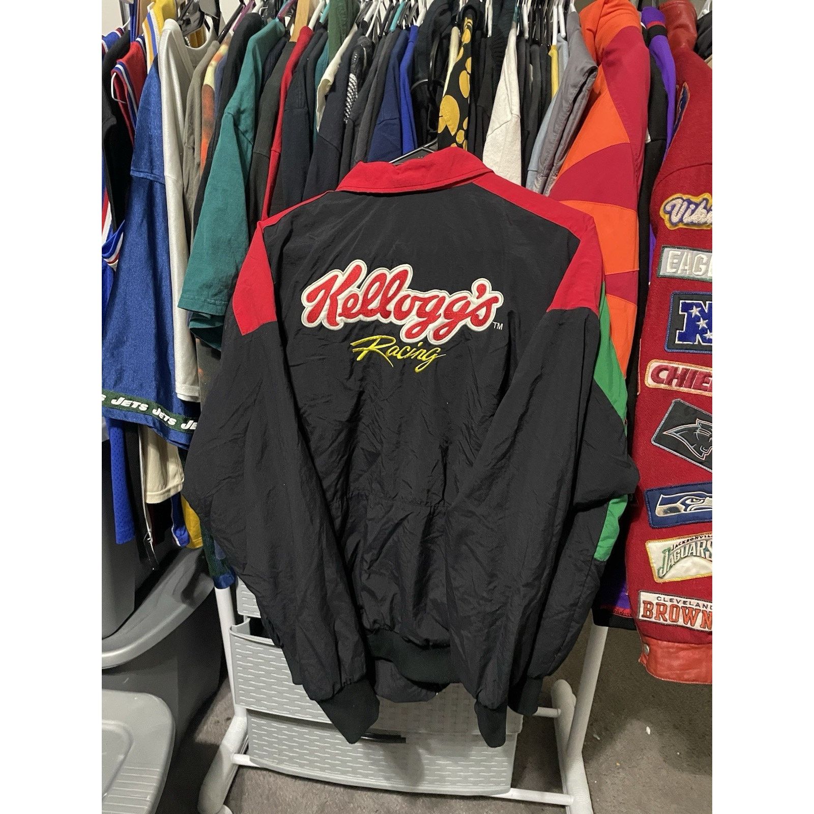 USA Olympics Size Medium- Vintage 80’s USA Kelloggs Racing Jacket RARE Size US M / EU 48-50 / 2 - 2 Thumbnail