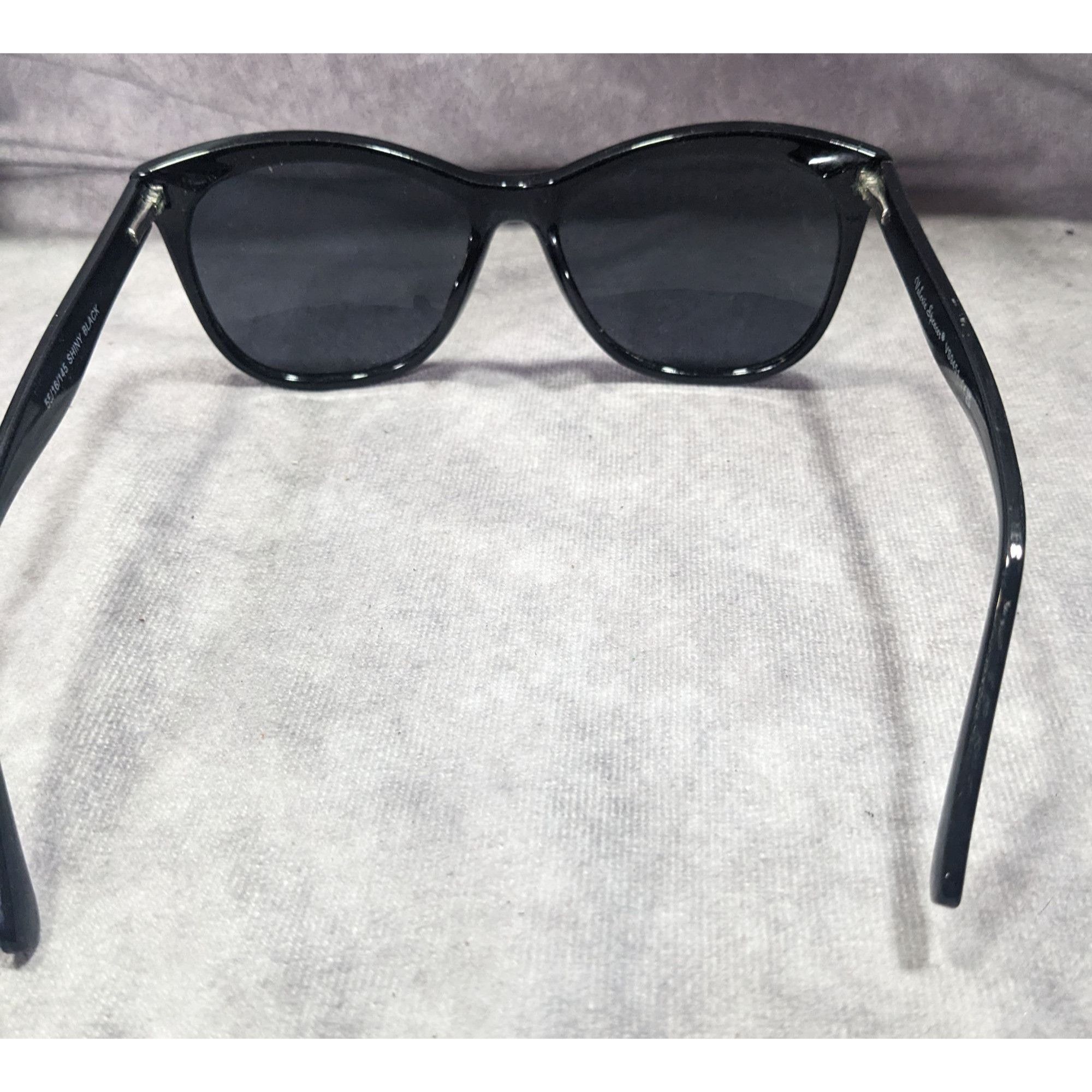 Other Valerie Spencer Shiny Black VS9451 Sunglasses Size ONE SIZE - 2 Thumbnail