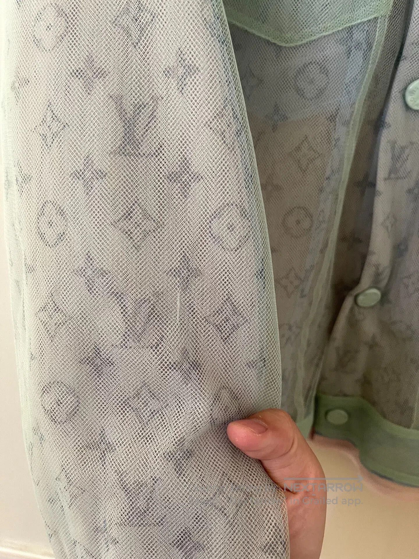 Louis Vuitton lv macaron mesh jacket for women. Size XL / US 12-14 / IT 48-50 - 3 Thumbnail