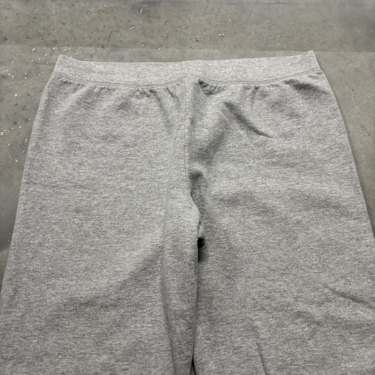 Japanese Brand × Vintage Crazy Vintage Y2K/2000s Baggy Light Grey Skater Sweatpants! Size US 36 / EU 52 - 4 Thumbnail