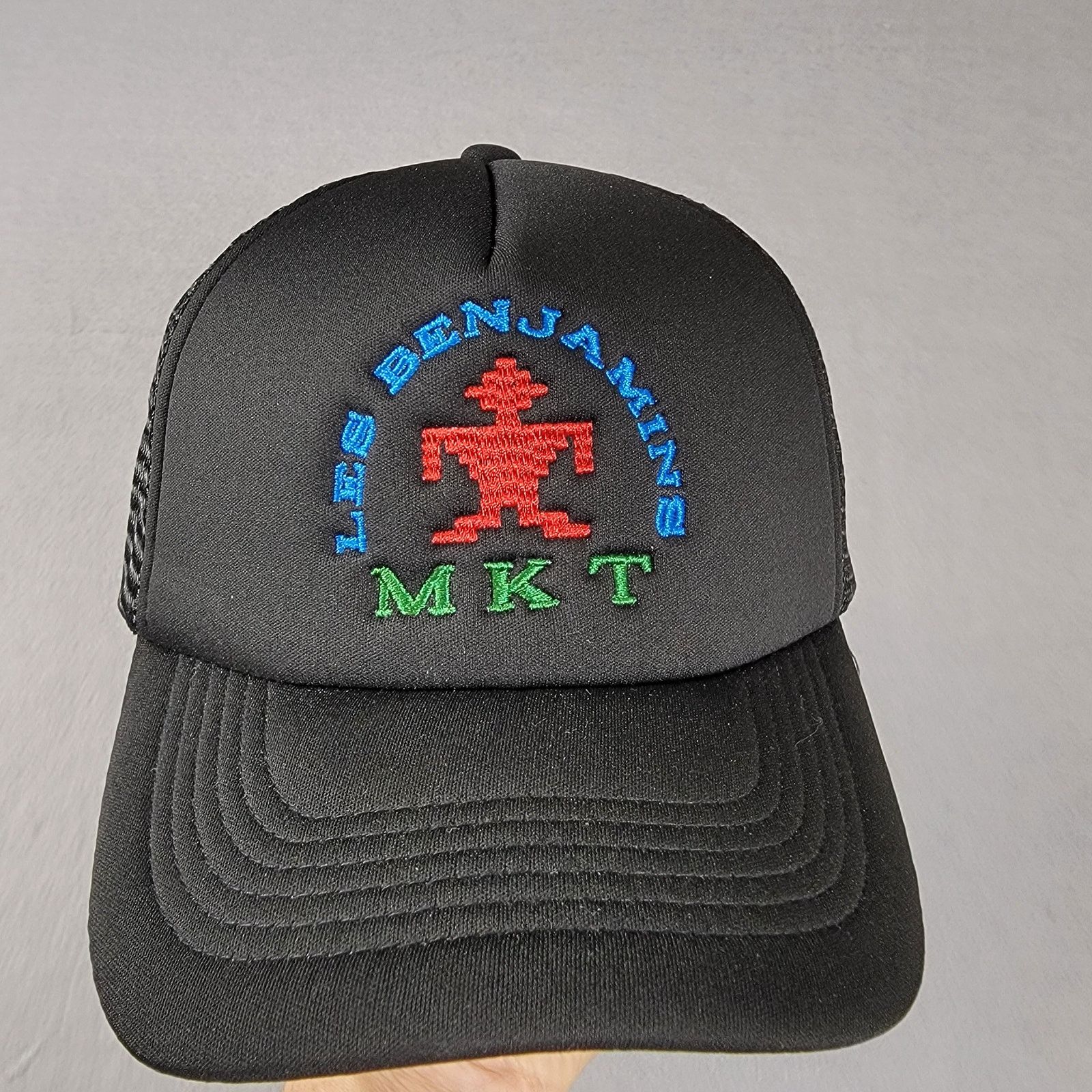 Market Les Benjamins x Market Snapback Trucker Cap Black OSFA Size ONE SIZE - 1 Thumbnail