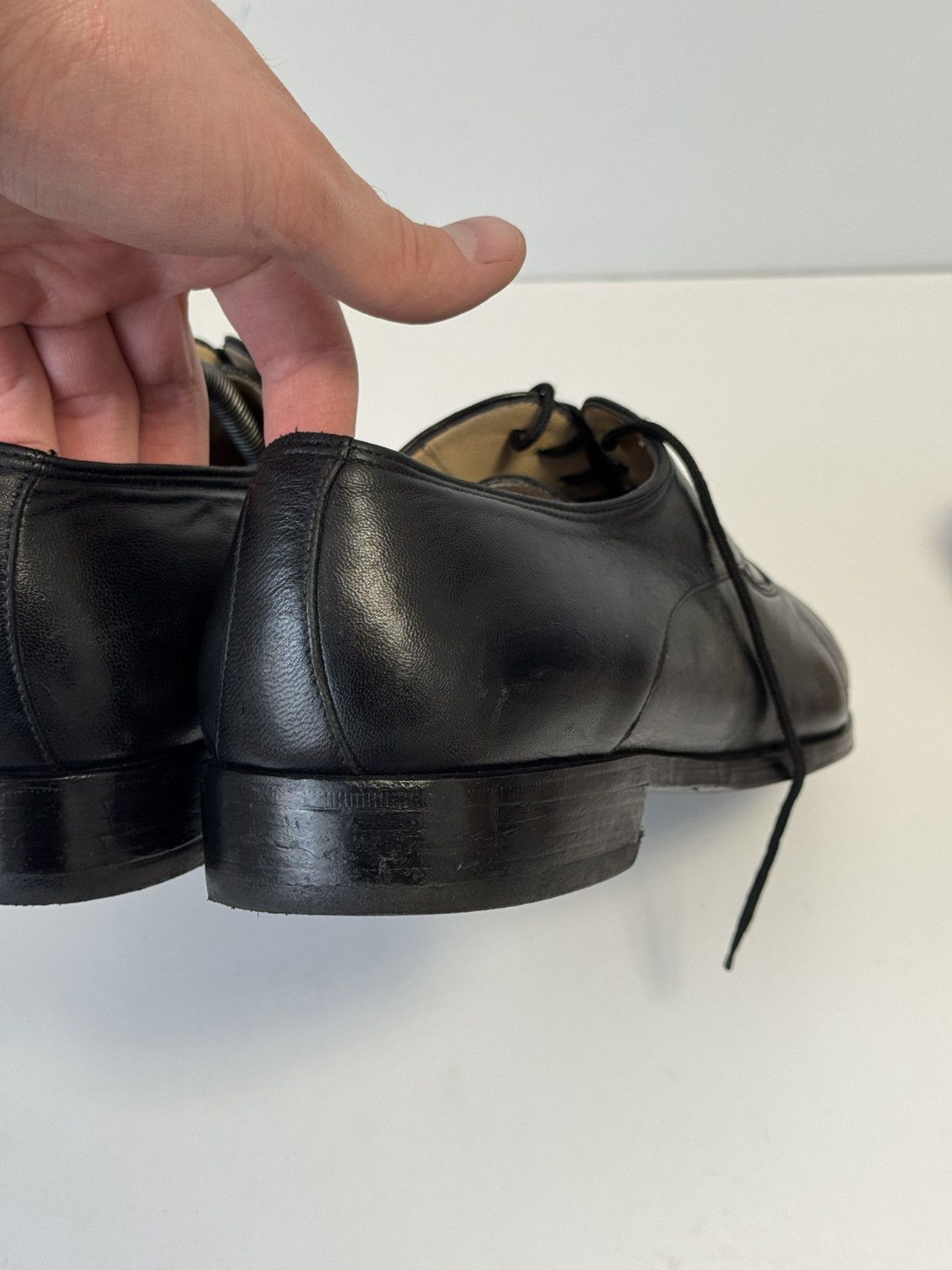 Bally Bally Orlando Men’s Black Leather Brogue Shoes Luxury Shoes Size US 11.5 / EU 44-45 - 18 Thumbnail