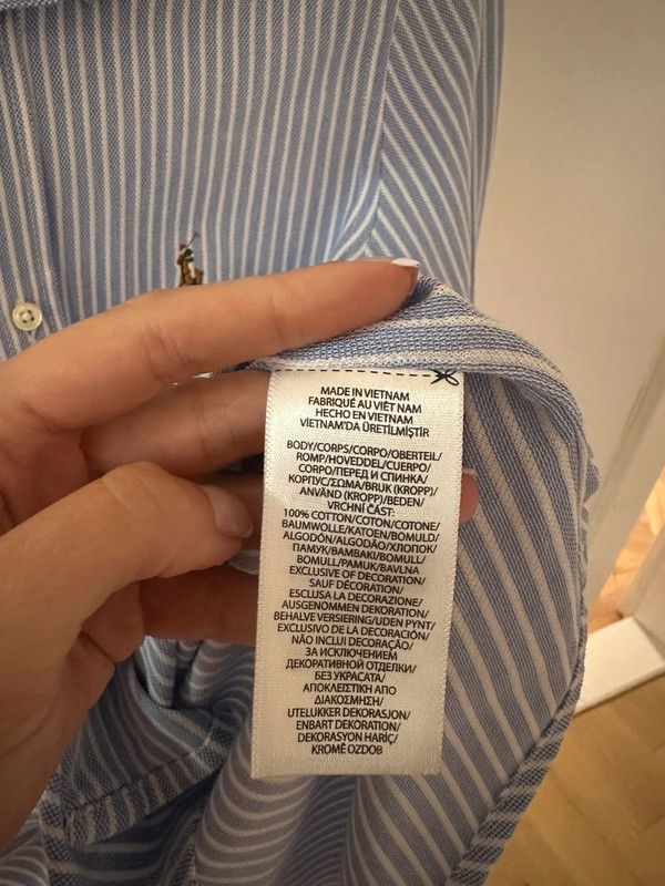 Ralph Lauren Ralph Lauren shirt white blue luxury comfortable unique Size US XS / EU 42 / 0 - 4 Thumbnail