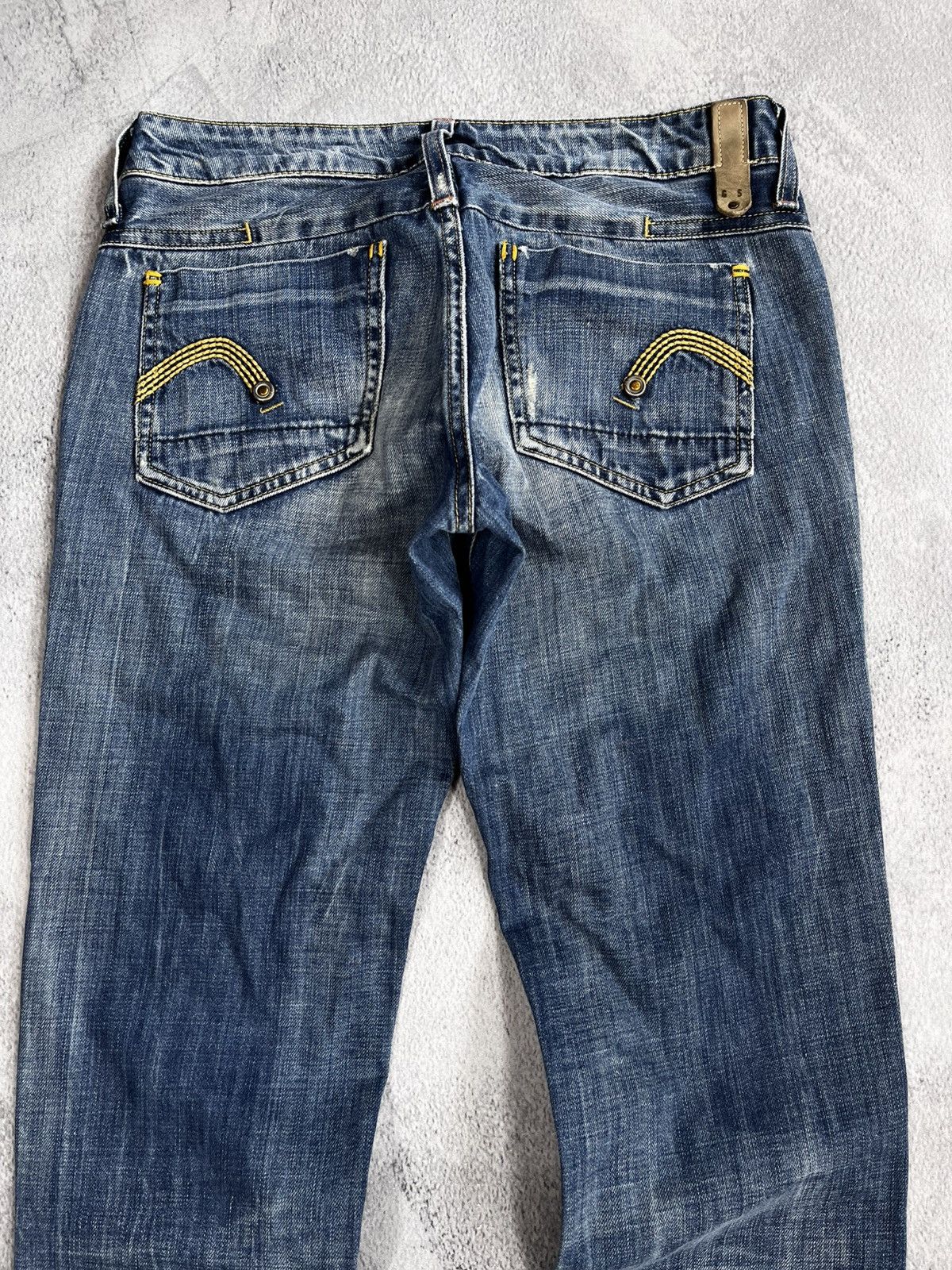 G-Star Vintage Y2K G star faded straight denim jeans Japanese 27 Size 27" / US 4 / IT 40 - 2 Thumbnail
