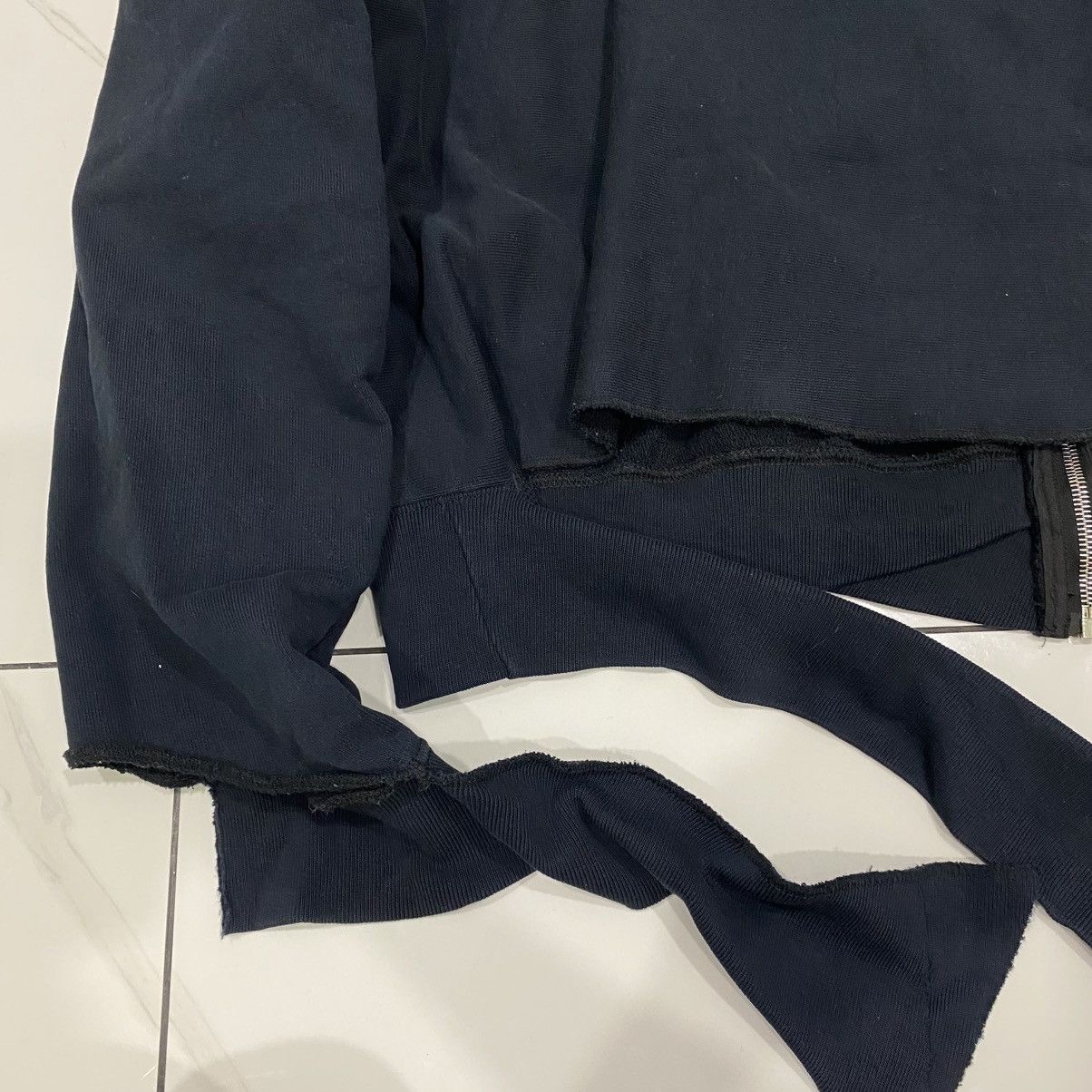 Champion × Vetements RARE Vetements x Champion Deconstructed Zip Blue Sweatshirt Size US XS / EU 42 / 0 - 5 Thumbnail