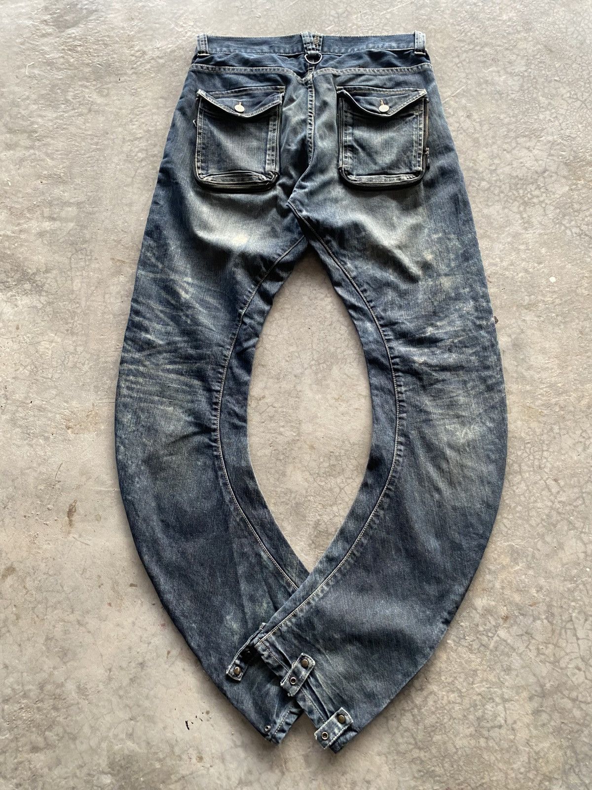 PPFM Vintage PPFM J Curve cut denim Size US 34 / EU 50 - 10 Thumbnail