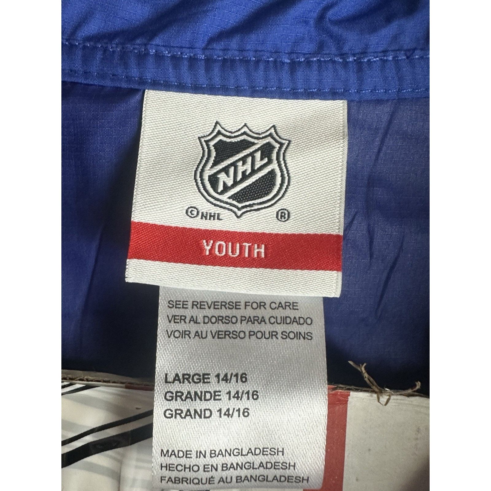 NHL NWT NHL Apparel Youth Size L (8) New York Rangers - MSRP $50 Size ONE SIZE - 5 Thumbnail