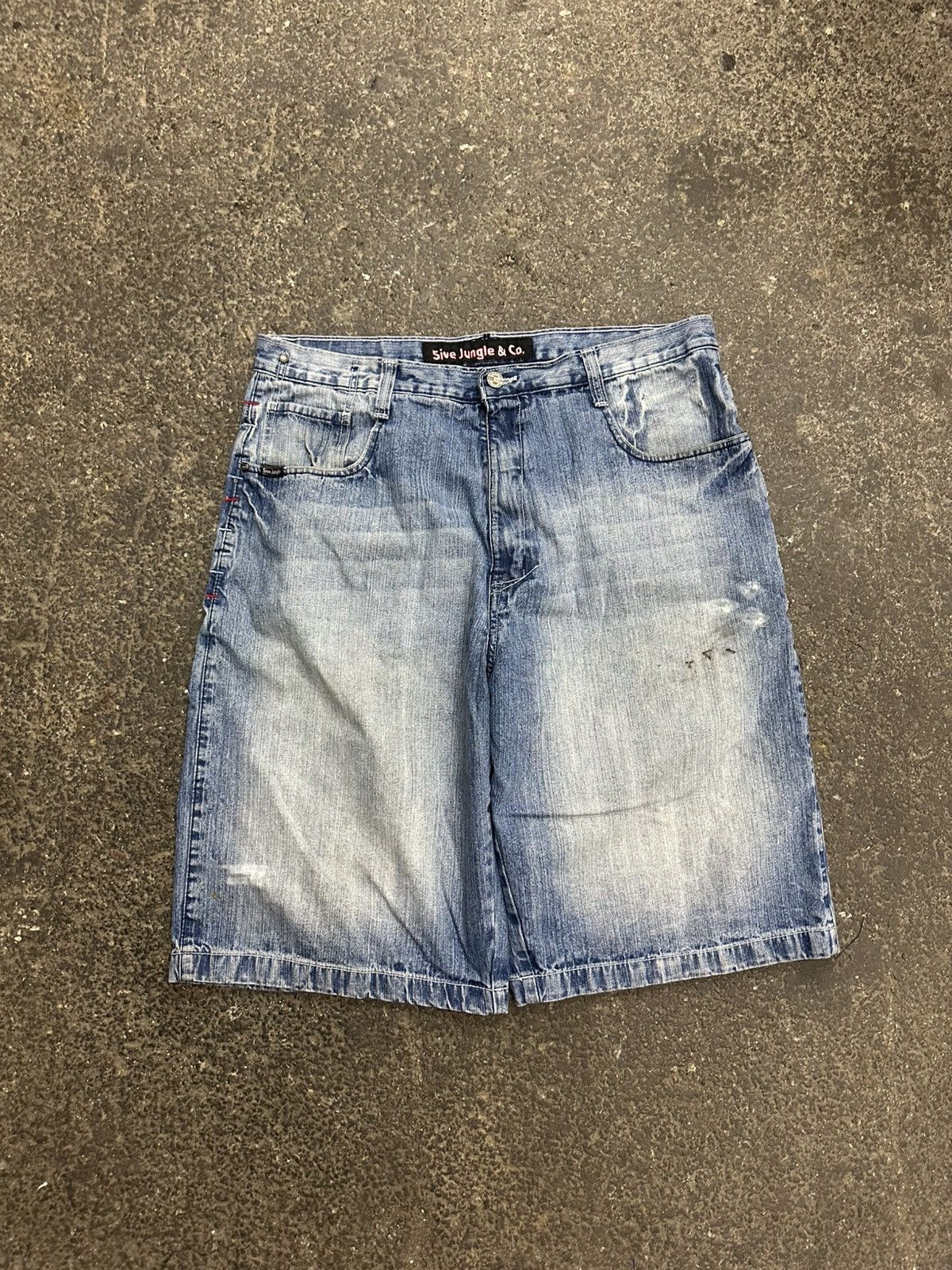 Designer × Vintage Y2K five jungle baggy jorts Size US 37 - 6 Thumbnail