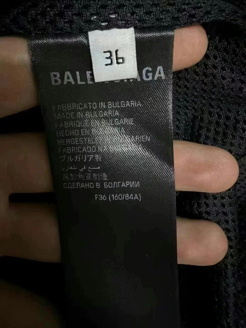 Balenciaga Balenciaga size 36 Chest Letter Logo Denim and Nylon Jacke Size S / US 4 / IT 40 - 3 Thumbnail