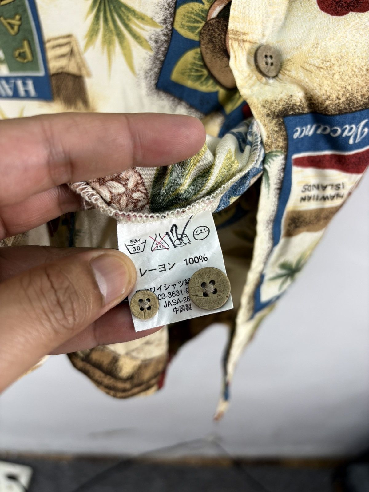 Vintage Vintage Aloha Hawaii Shirt Button Up Fullprint Size US L / EU 52-54 / 3 - 3 Thumbnail