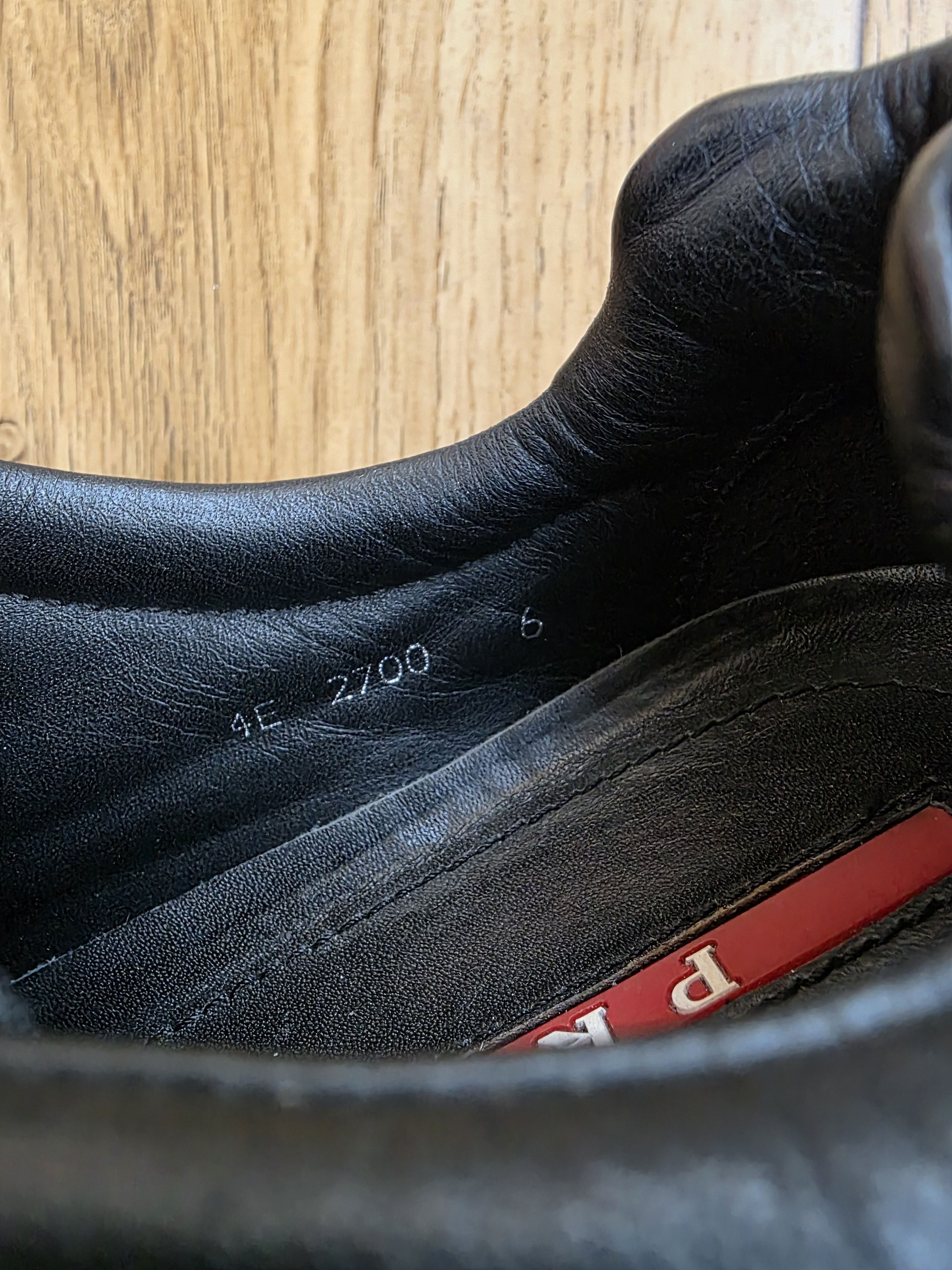 Prada Prada Low Top Leather Sneakers Size US 7 / EU 40 - 8 Thumbnail