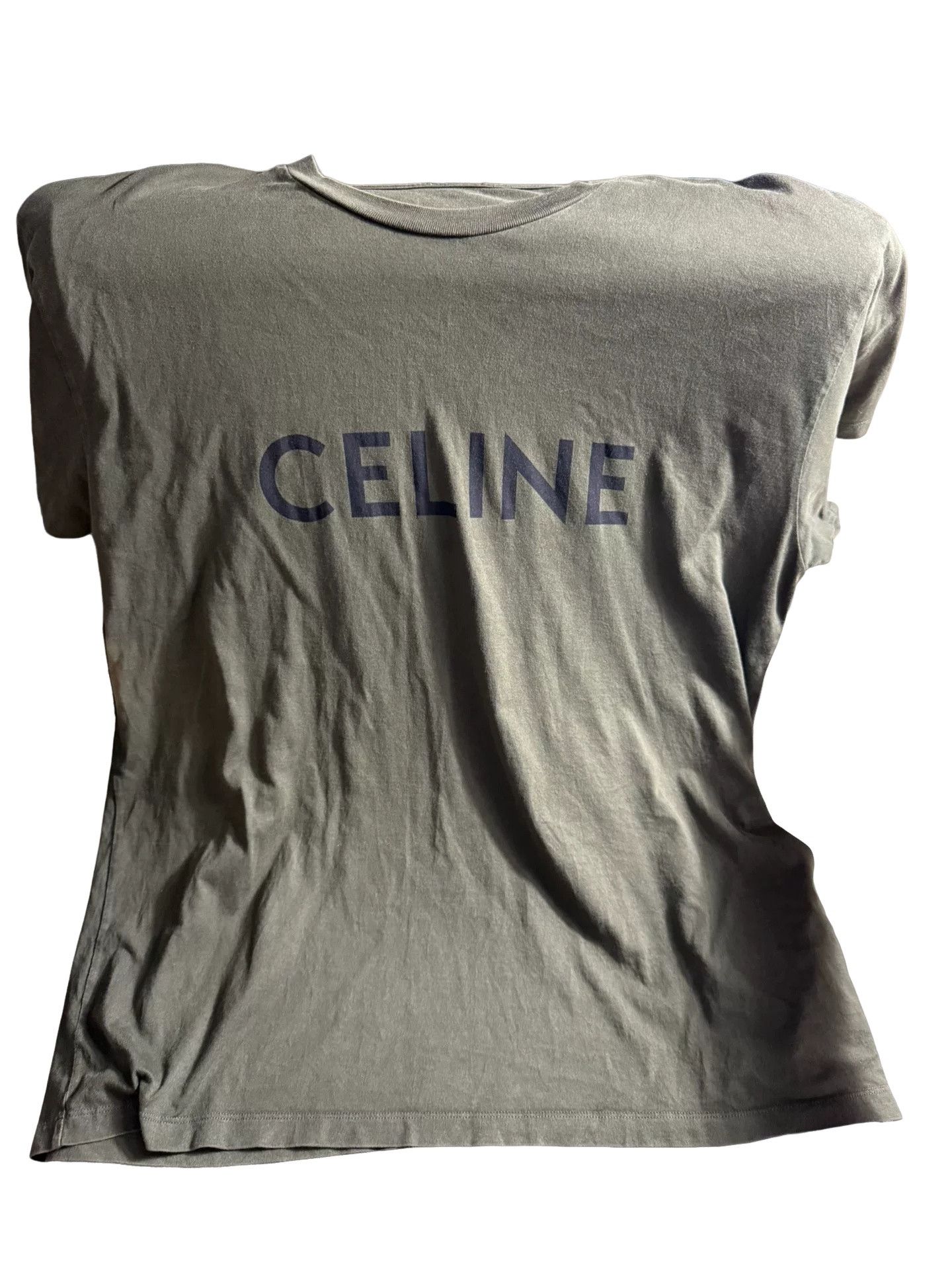 Celine Celine Logo Short Sleeve T-Shirt Size M Size US M / EU 48-50 / 2 - 1 Thumbnail