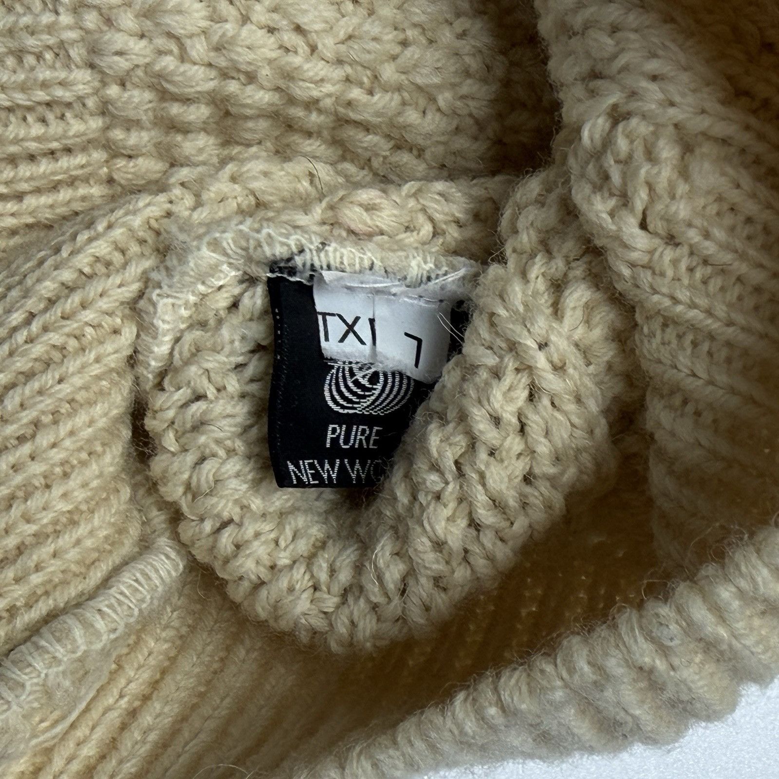Vintage Moffat Woolens Irish Fisherman Cable Knit Sweater L Cream Size US L / EU 52-54 / 3 - 9 Thumbnail
