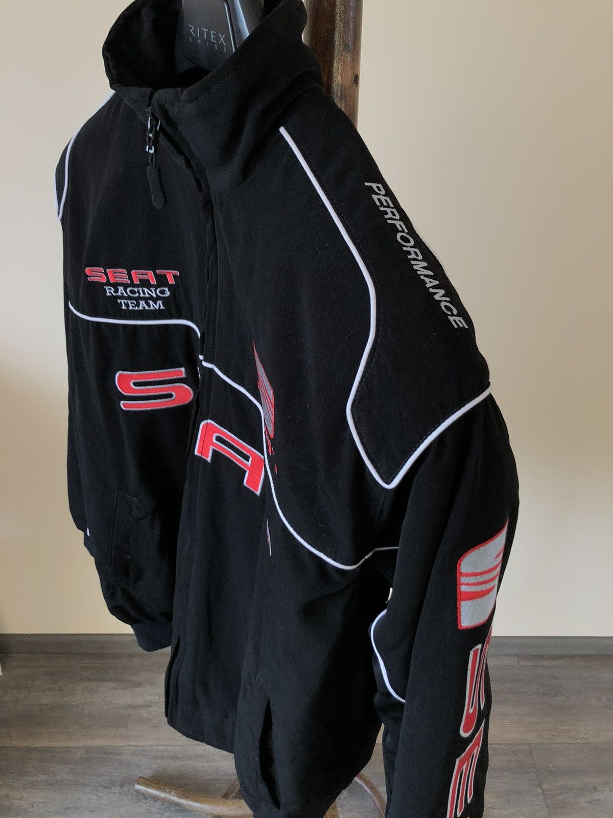 NASCAR × Vintage Vintage SEAT Racing Jacket bomber 90s Size US M / EU 48-50 / 2 - 16 Thumbnail