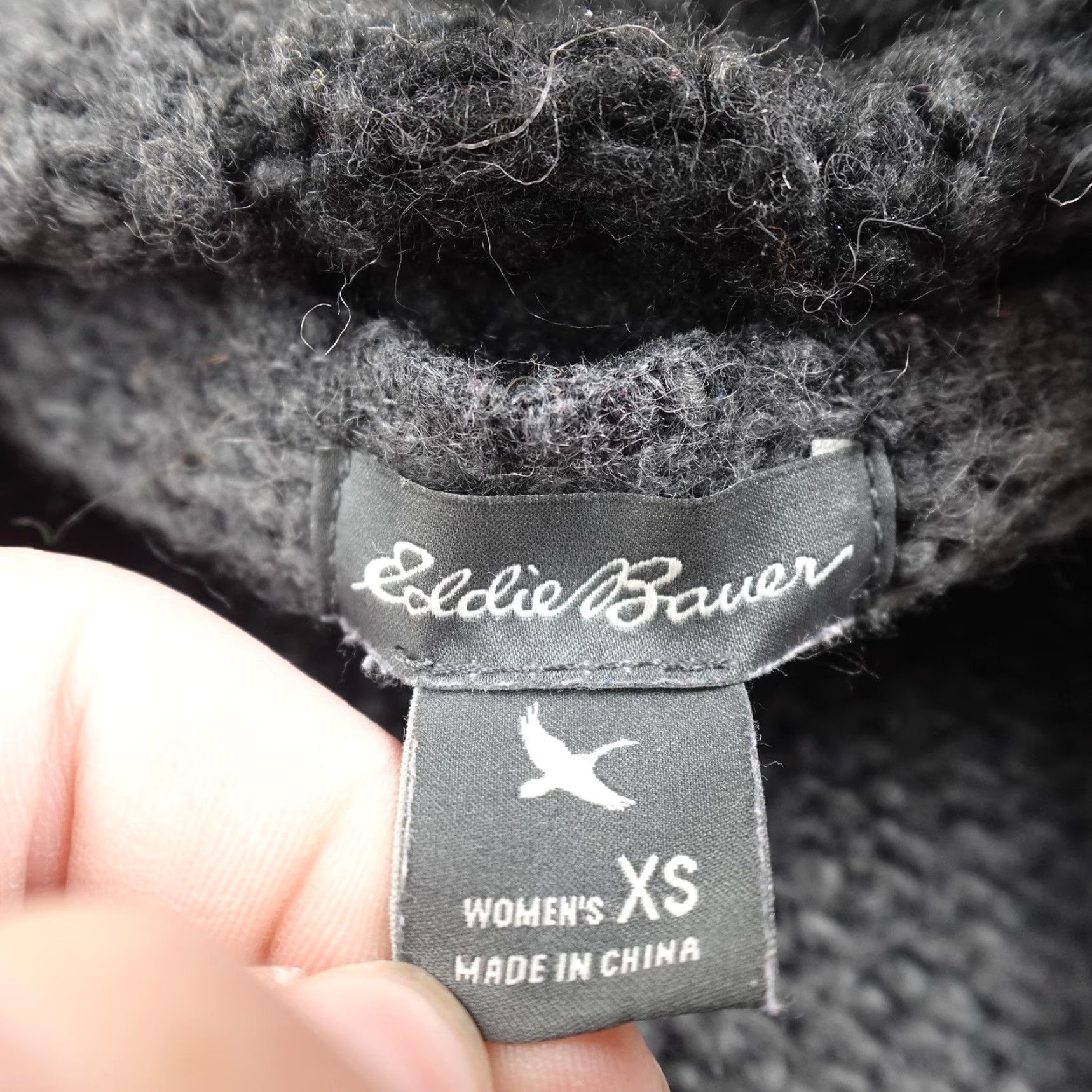 Eddie Bauer Eddie Bauer Sweater Cardigan Womens XS Gray Ombre Open Front Knit Wool Blend Long Sleeve Pockets Logo Size XS / US 0-2 / IT 36-38 - 4 Thumbnail