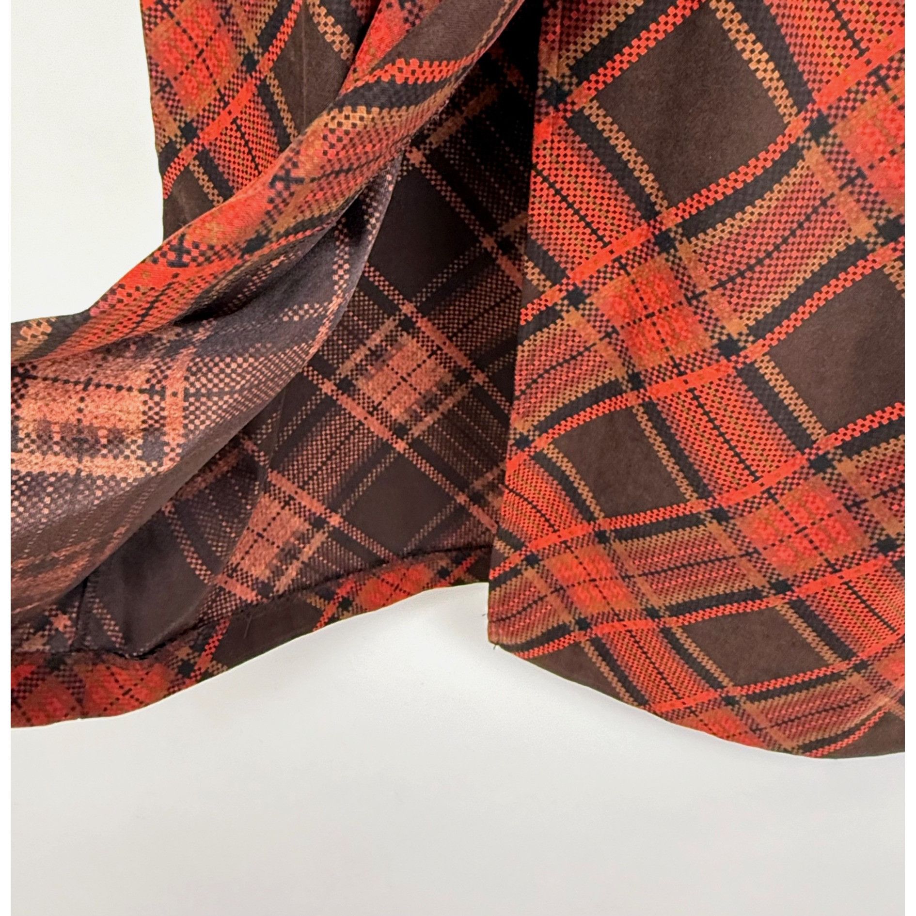Other Briggs New York Women's Tartan Plaid A-Line Maxi Skirt Size Size 34" / US 12 / IT 48 - 3 Thumbnail