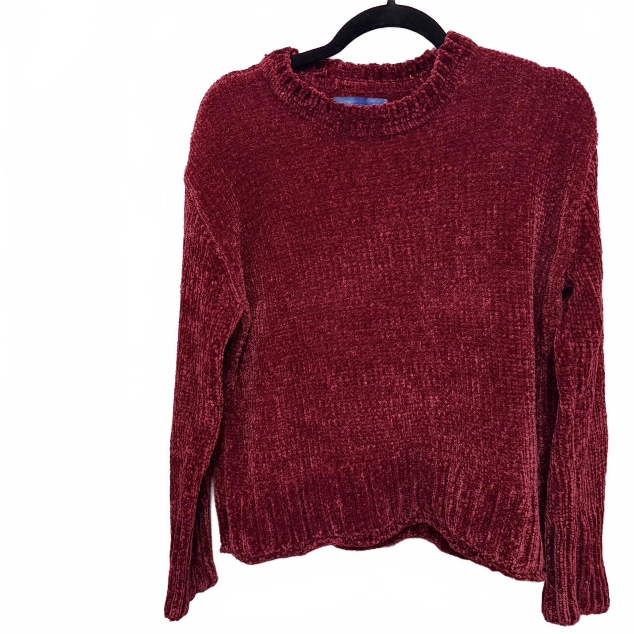 Designer Cozy Red Knit Sweater - Perfect for Fall Size S / US 4 / IT 40 - 1 Thumbnail
