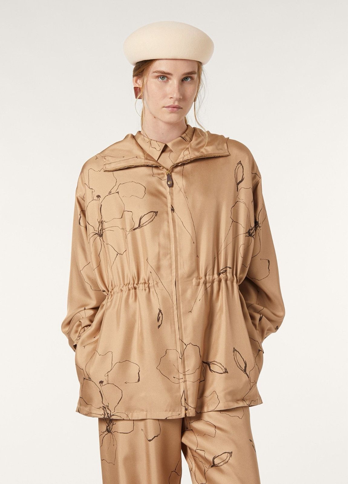 Loro Piana o1srvl11e0526 FAP3663 Rafael Bomber Jacket in Brown Size XS / US 0-2 / IT 36-38 - 2 Thumbnail