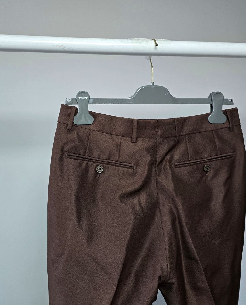 Tom Ford o1sm1stk0824 Wool Silk Feu Atticus Gaberdeen Pant Size US 30 / EU 46 - 3 Thumbnail