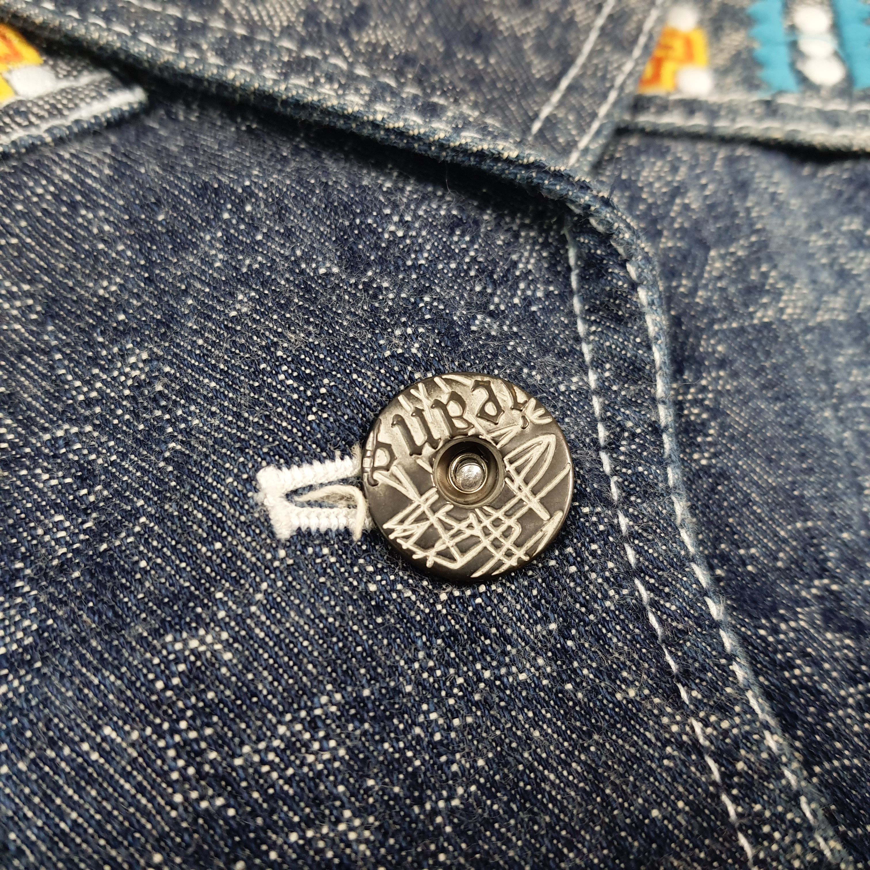 Japanese Brand Vintage Japan GKITALIYA Denim Jacket Boho C296N9 Size XS / US 0-2 / IT 36-38 - 10 Thumbnail