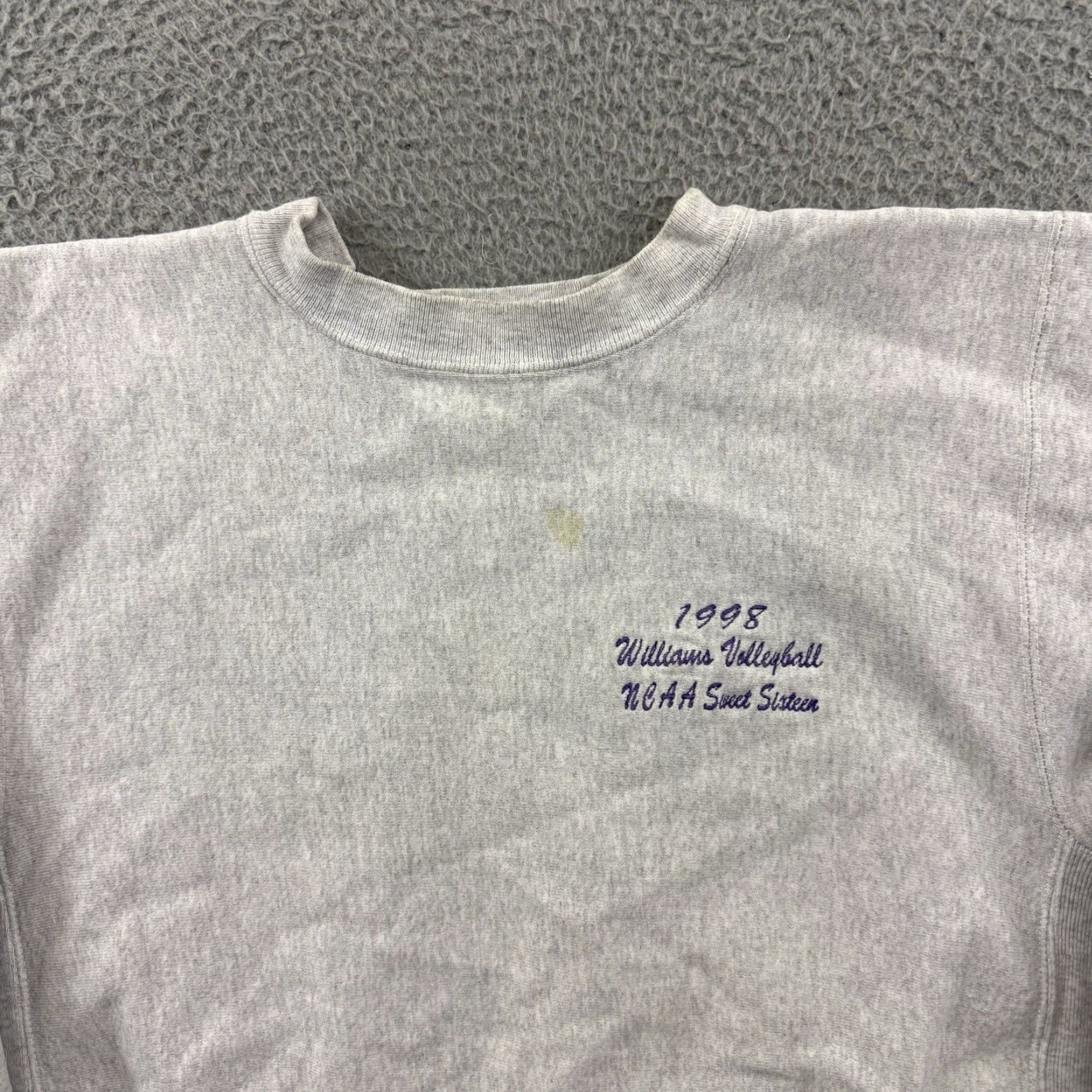 Vintage VINTAGE Williams College Sweatshirt Men’s Large Gray 90s Reverse Weave Pullover Size US L / EU 52-54 / 3 - 4 Thumbnail