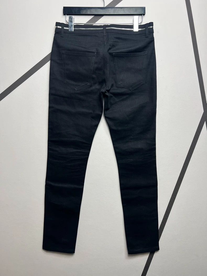 Saint Laurent Paris Saint Laurent Black Basic Denim Pants with Zippers-2507 Size US 32 / EU 48 - 8 Thumbnail