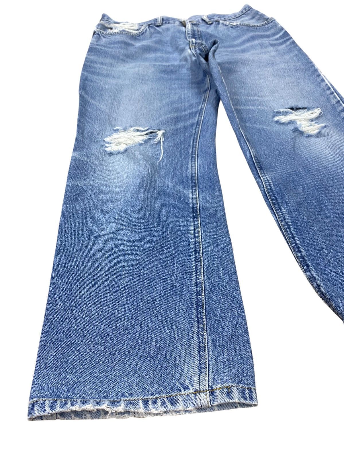Lee Lee Brand Ripped Whiskers Style Loose Jeans Size US 32 / EU 48 - 5 Thumbnail
