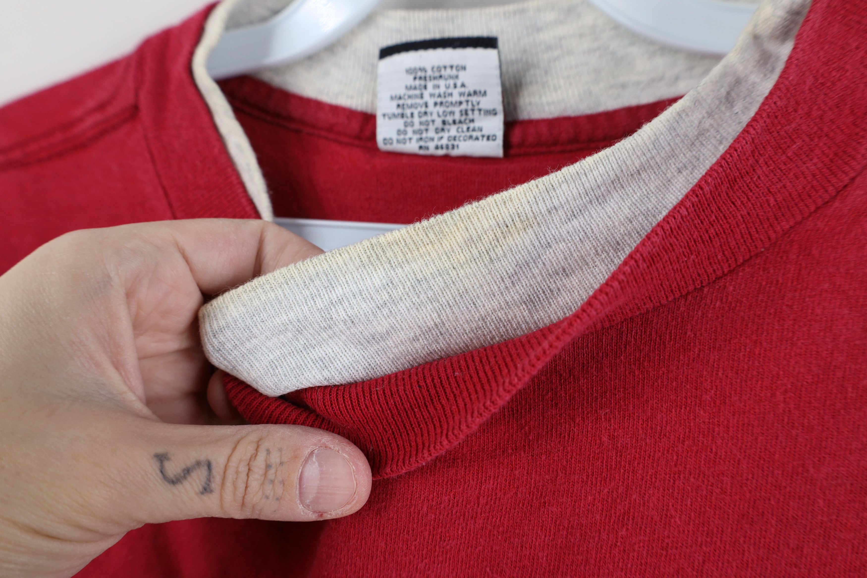 Vintage Vintage 90s Ohio State University Football Jersey T-Shirt Size US L / EU 52-54 / 3 - 10 Thumbnail