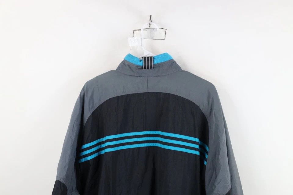 Adidas Vintage 90s Adidas Striped Reversible Bomber Jacket Size M / US 6-8 / IT 42-44 - 9 Thumbnail