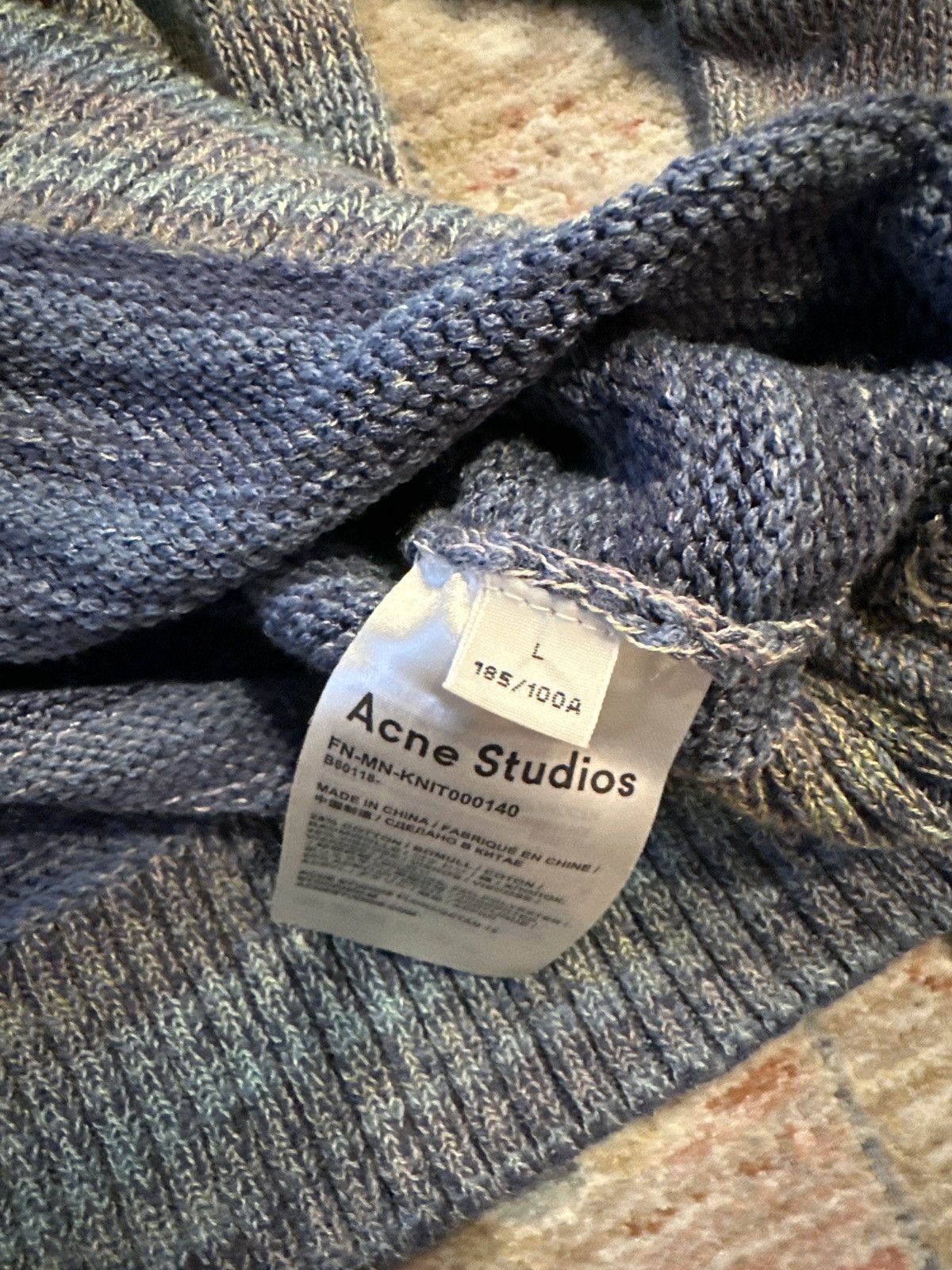 Acne Studios GRAIL Multi Color Sweater Size US L / EU 52-54 / 3 - 4 Thumbnail