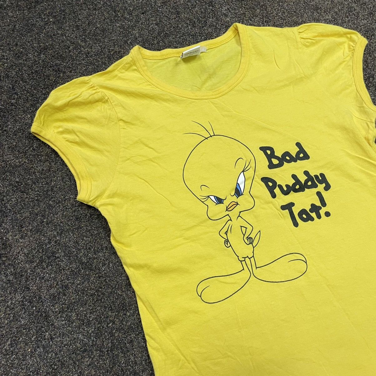 Vintage Vintage Y2K Tweety Graphic Tee Sun Faded Cartoon Streetwear Size M / US 6-8 / IT 42-44 - 2 Thumbnail
