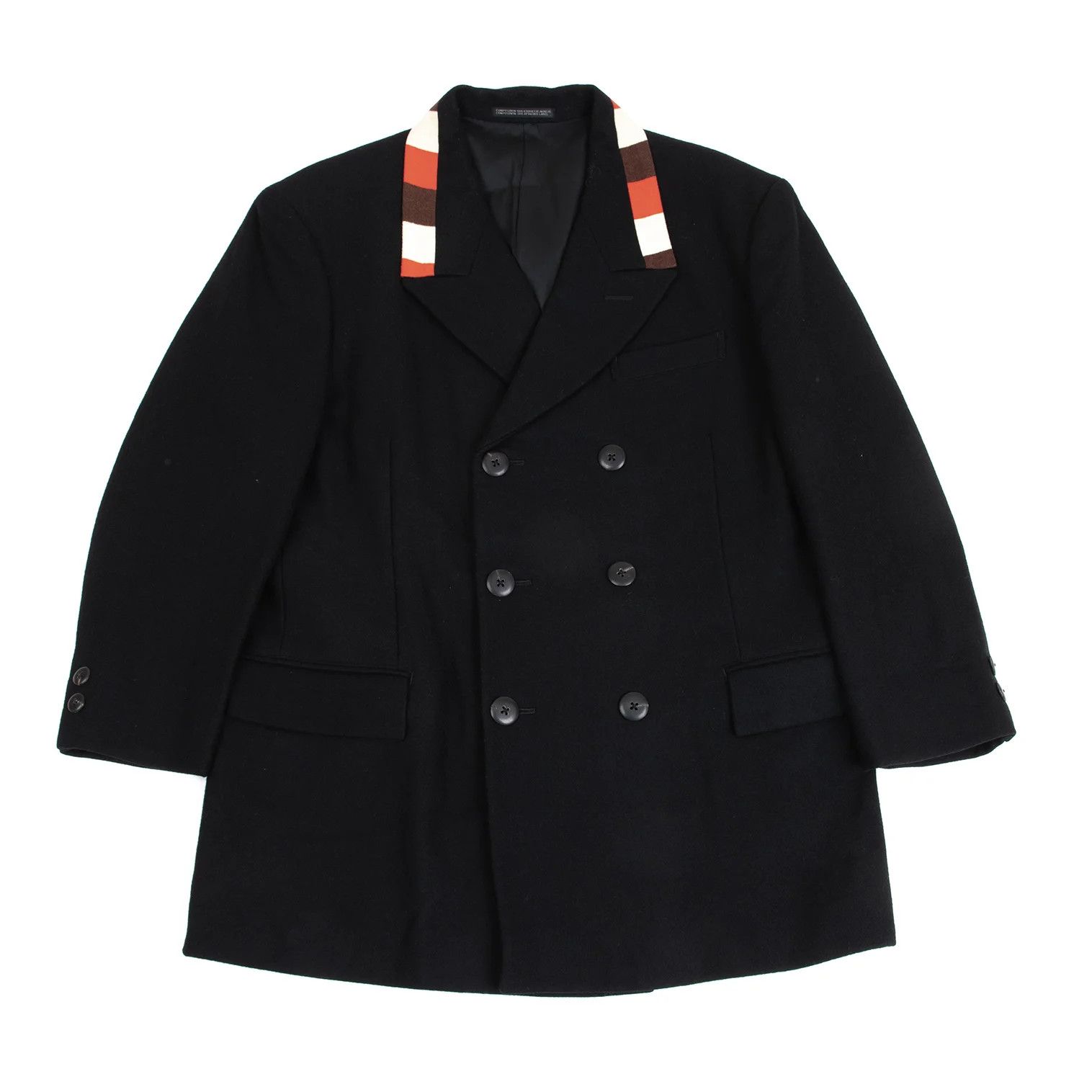 Yohji Yamamoto Yohji Yamamoto Felt Wool Double Jacket Size US M / EU 48-50 / 2 - 1 Thumbnail