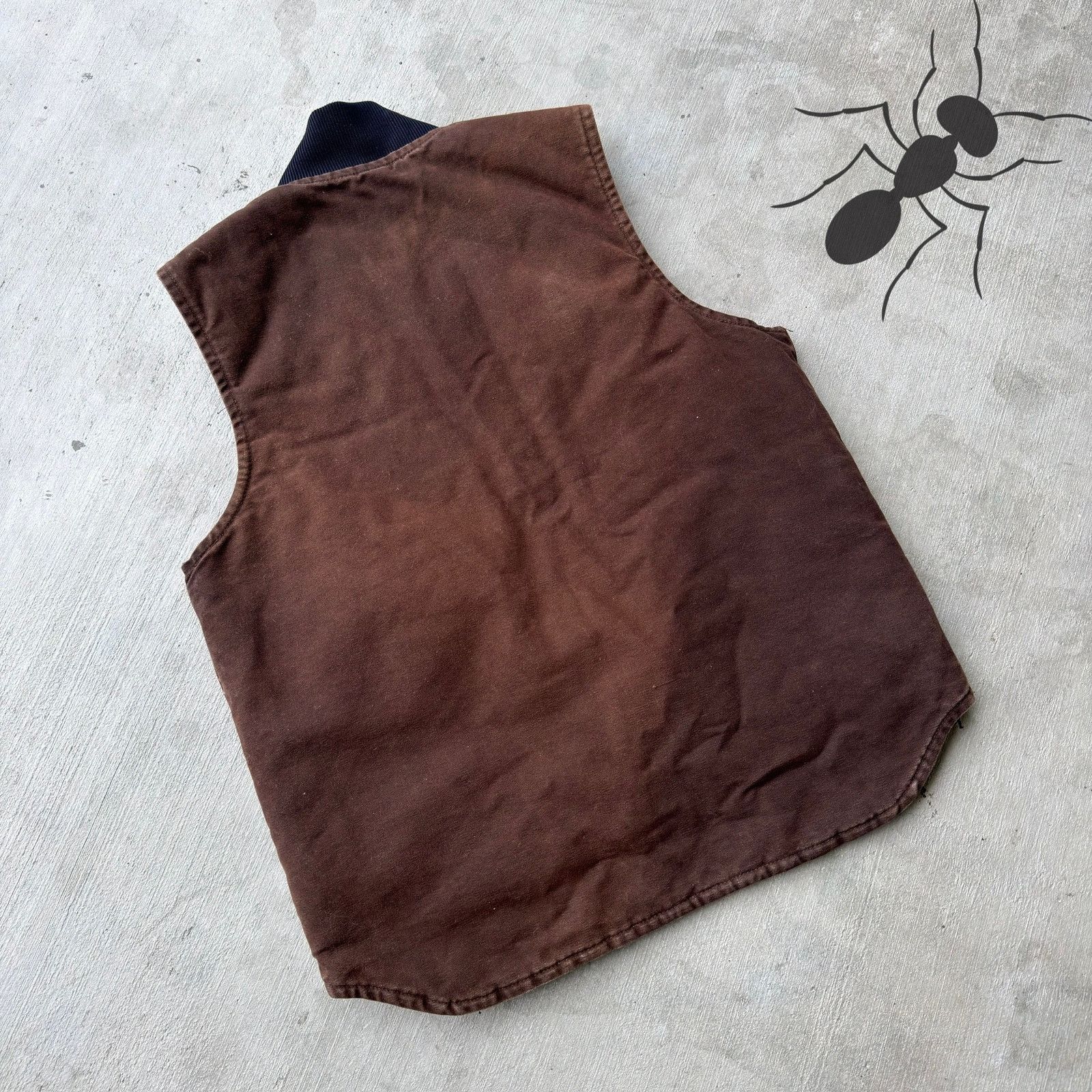 Carhartt × Vintage Carhartt V02 DKB brown work wear vest Size US M / EU 48-50 / 2 - 3 Thumbnail