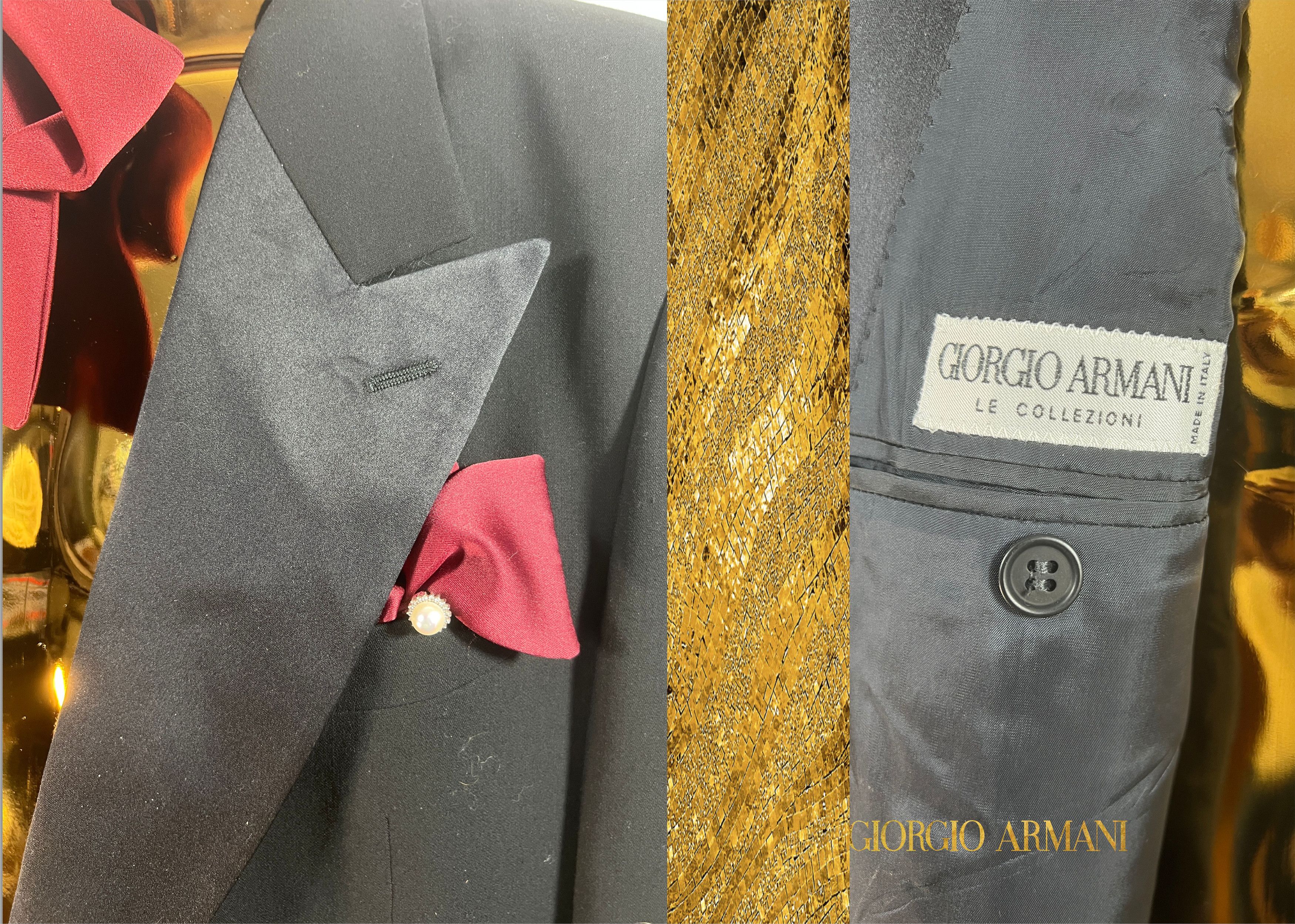 Giorgio Armani Grand Soiré Smocking by Giorgio Armani Size 54L - 12 Thumbnail