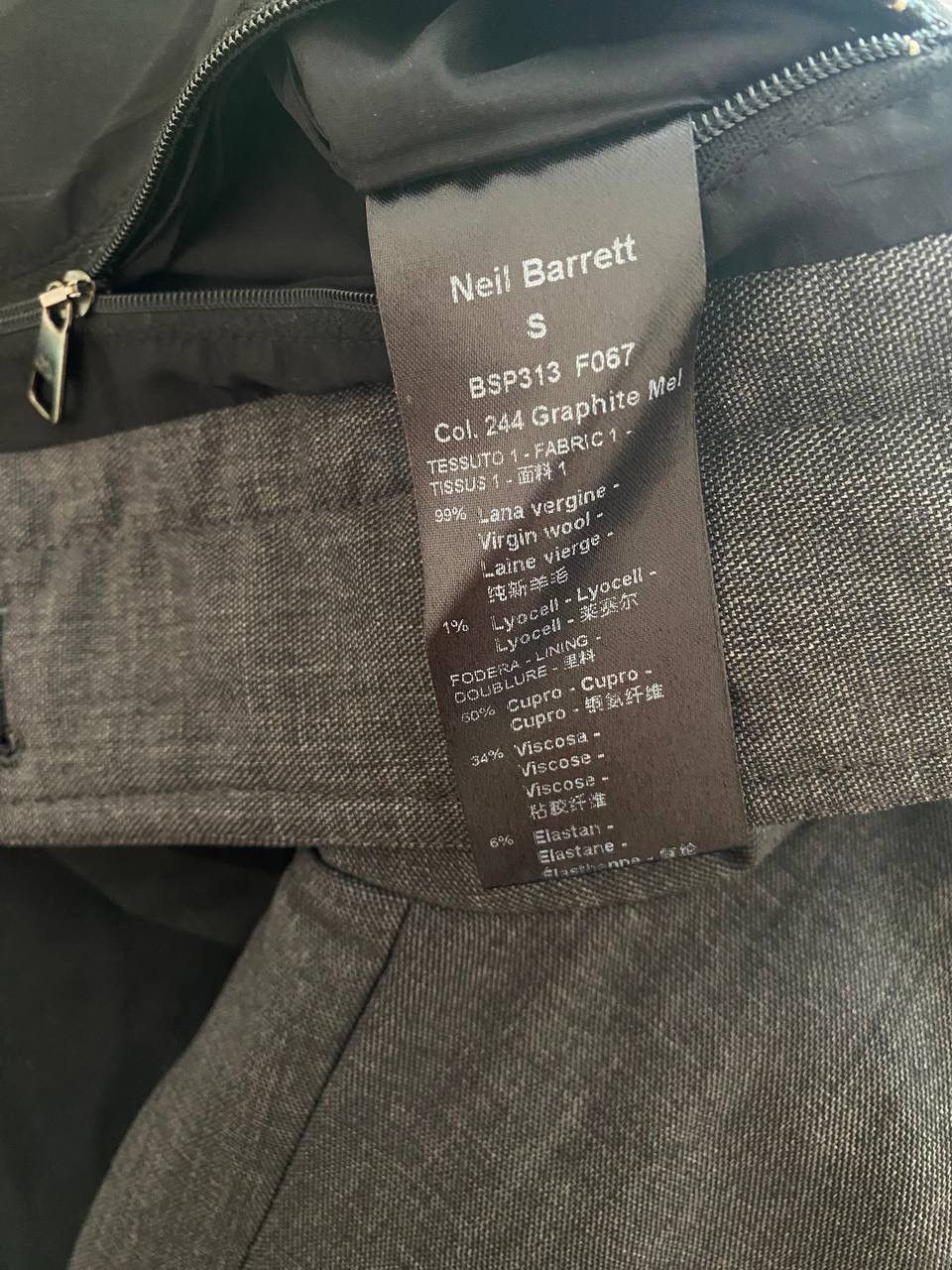 Neil Barrett 🔥 Neil Barrett Wool Jacket Grey Size US S / EU 44-46 / 1 - 8 Thumbnail