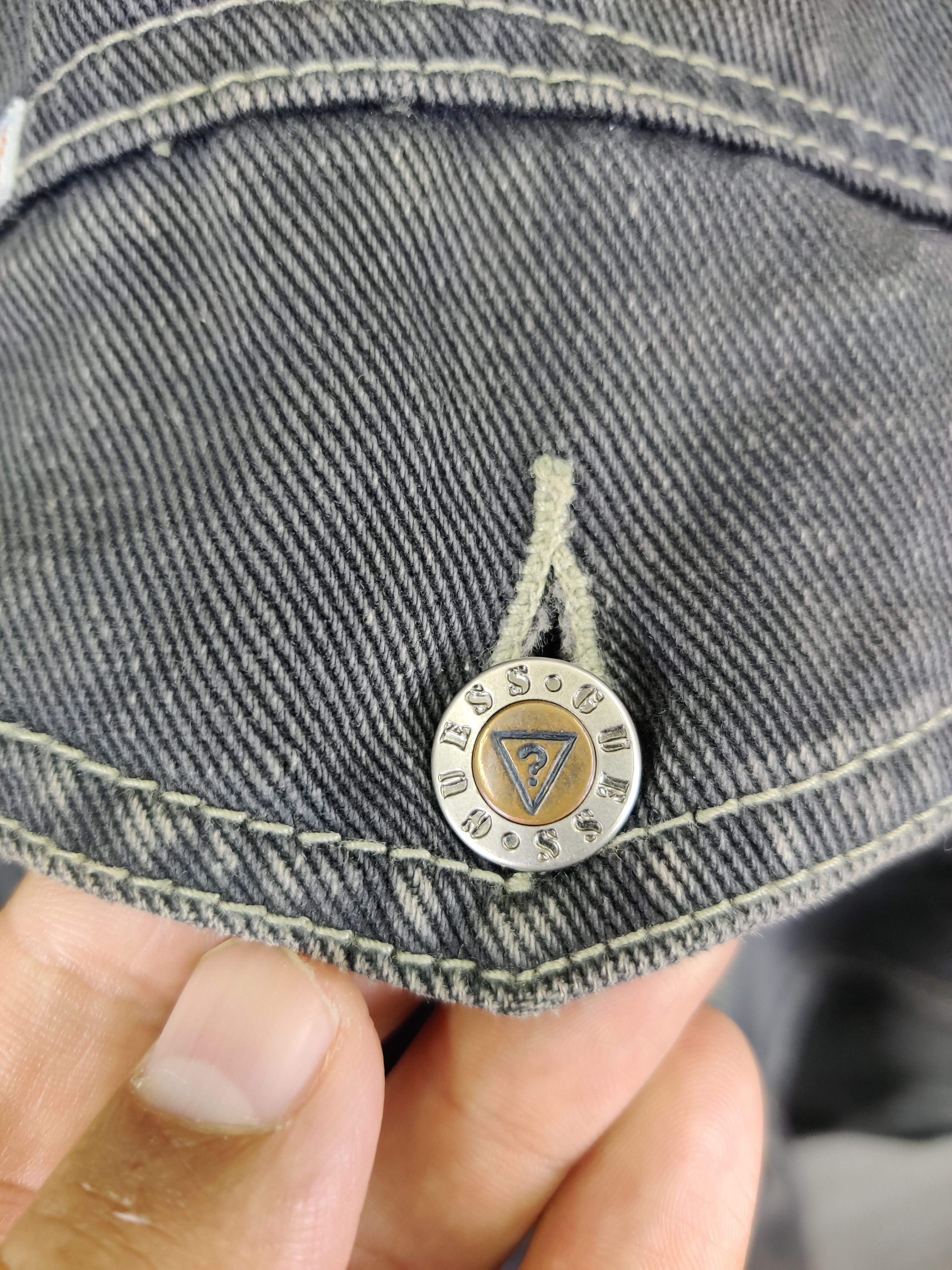 Georges Marciano Vintage 80's Guess Georces Marciano Denim Trucker Jacket Size US XL / EU 56 / 4 - 9 Thumbnail