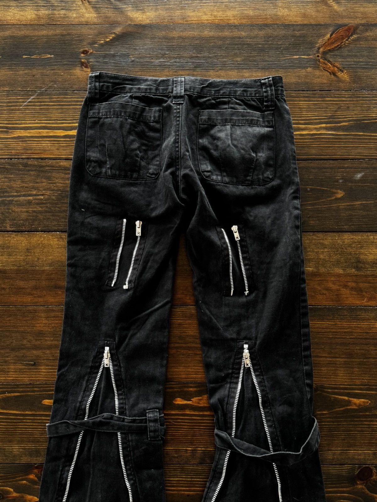 Tripp NYC Pinstripe Bondage Y2K Goth Vibe Pants
