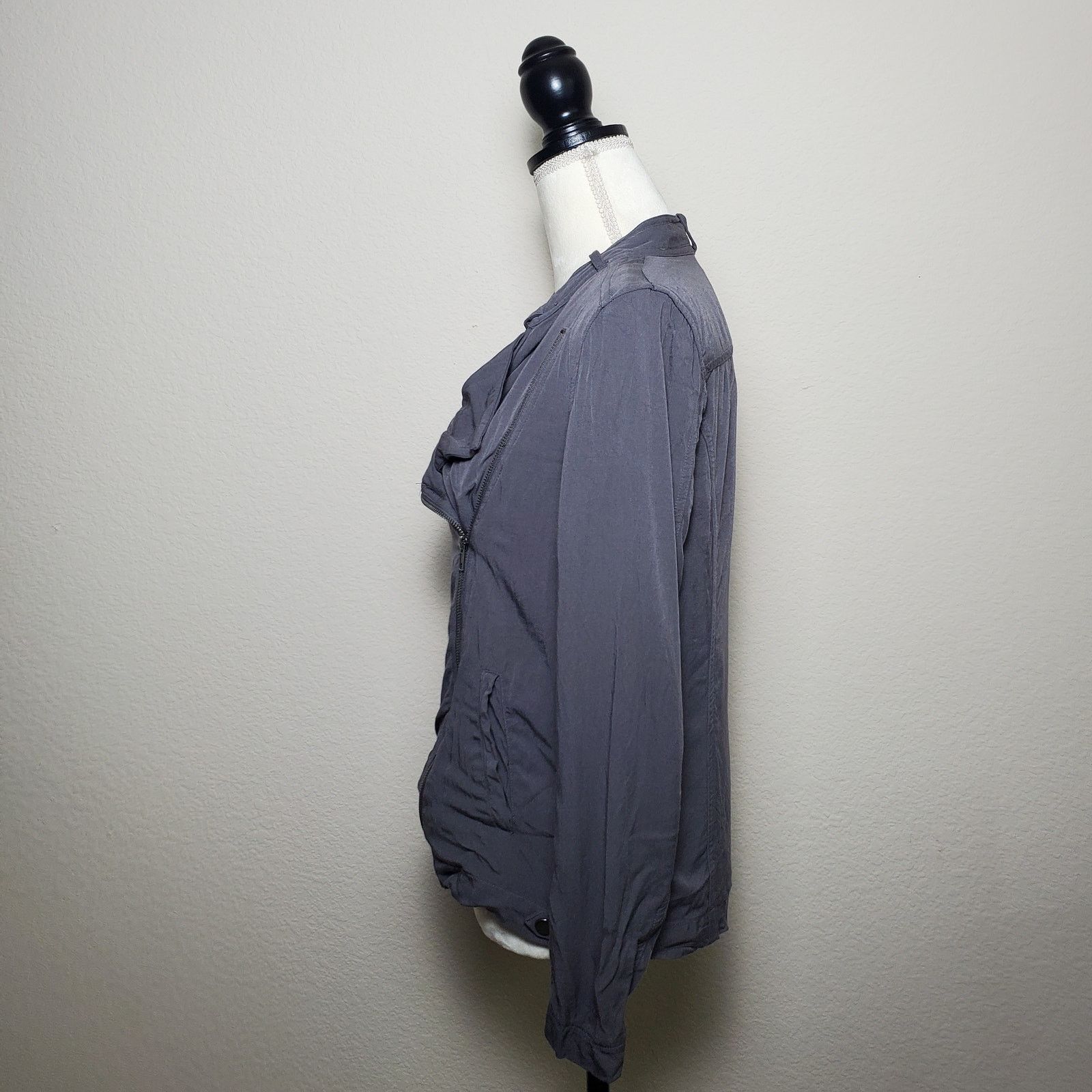 BB Dakota BB Dakota Gray Asymmetrical Jacket XS Size XS / US 0-2 / IT 36-38 - 4 Thumbnail