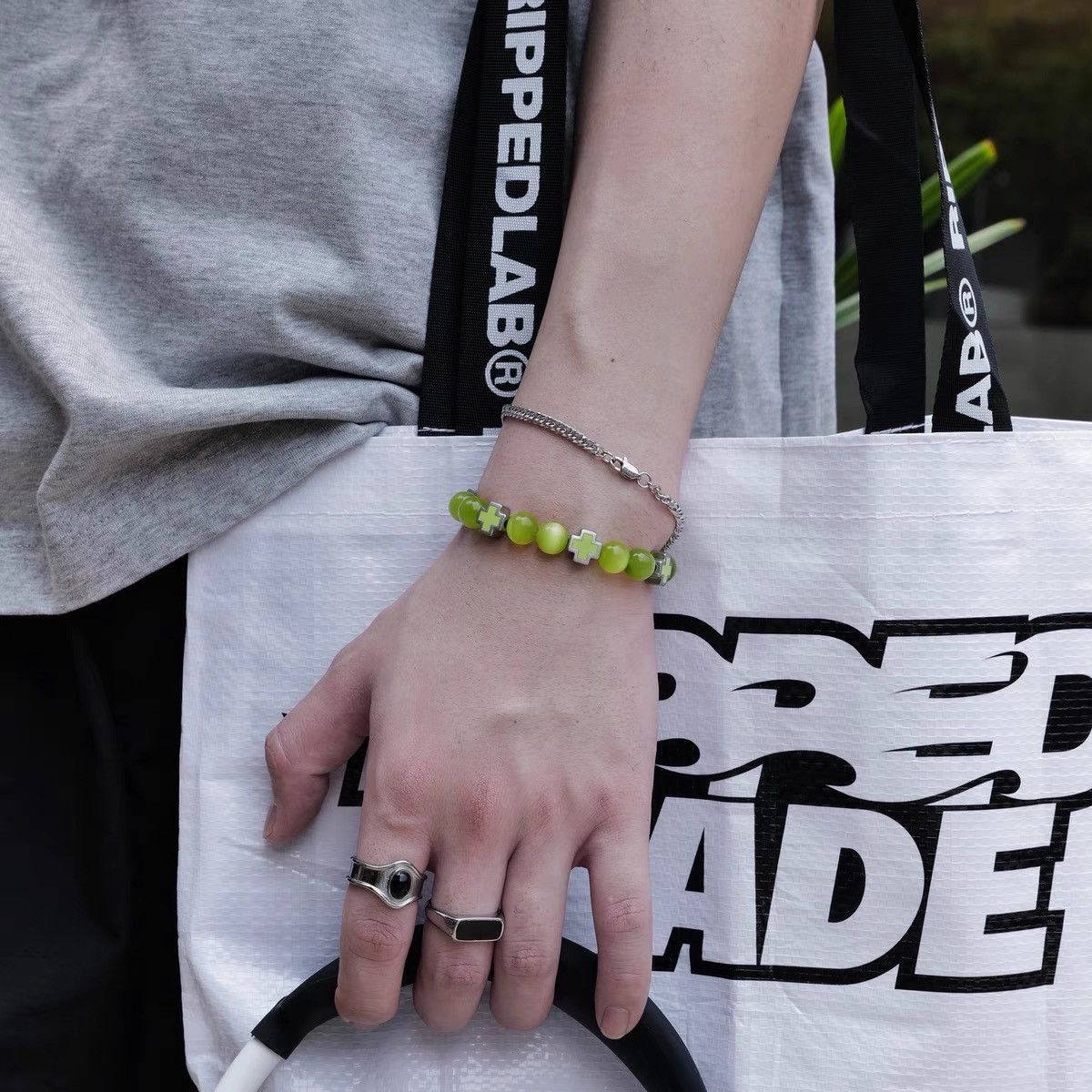 Japanese Brand × Vintage Retro punk bracelet Size ONE SIZE - 1 Thumbnail