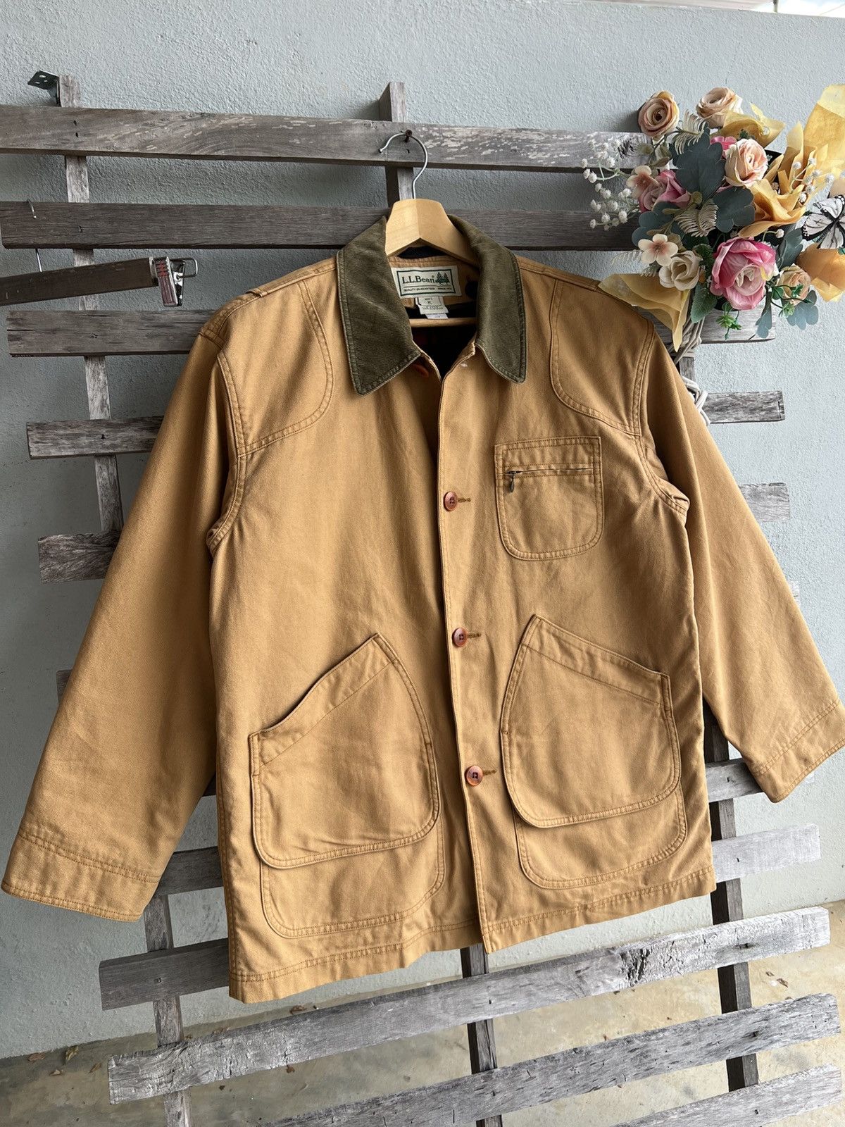 L.L. Bean Vintage 90s L.L Bean Jacket - oversizes 24.5” x 31.5” Size US M / EU 48-50 / 2 - 2 Thumbnail