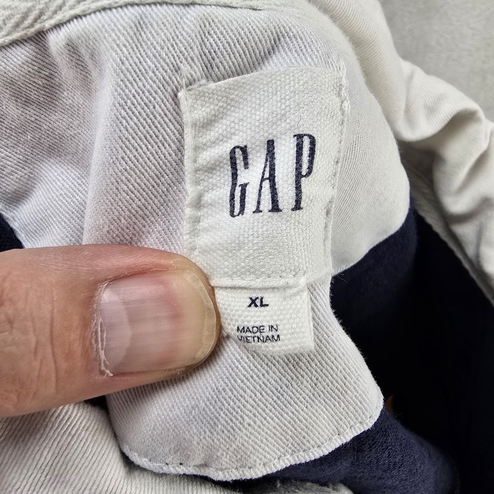 Gap Gap Rugby Polo Shirt Men XL Navy Blue Yellow Colorblock Size US XL / EU 56 / 4 - 7 Thumbnail