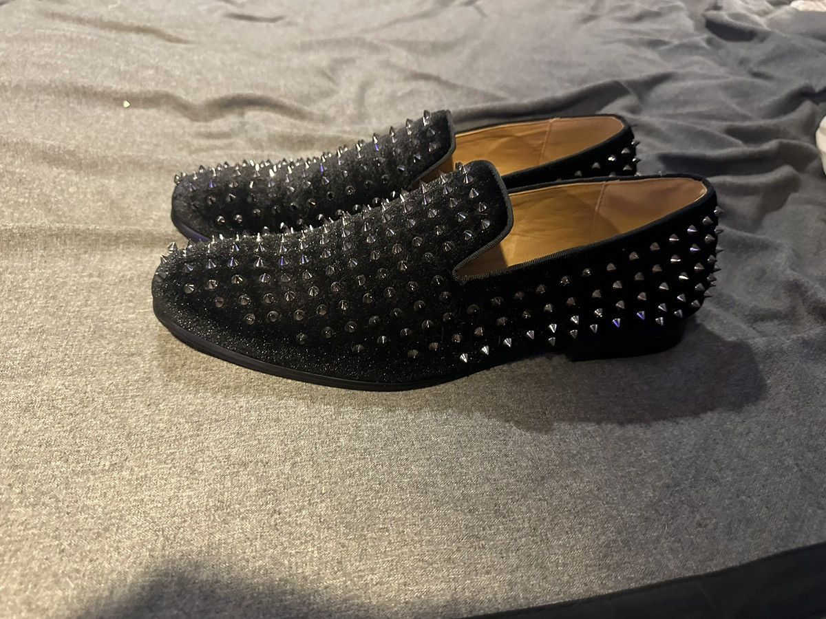 Designer Spiked Dress Shoes Size US 12 / EU 45 - 2 Thumbnail