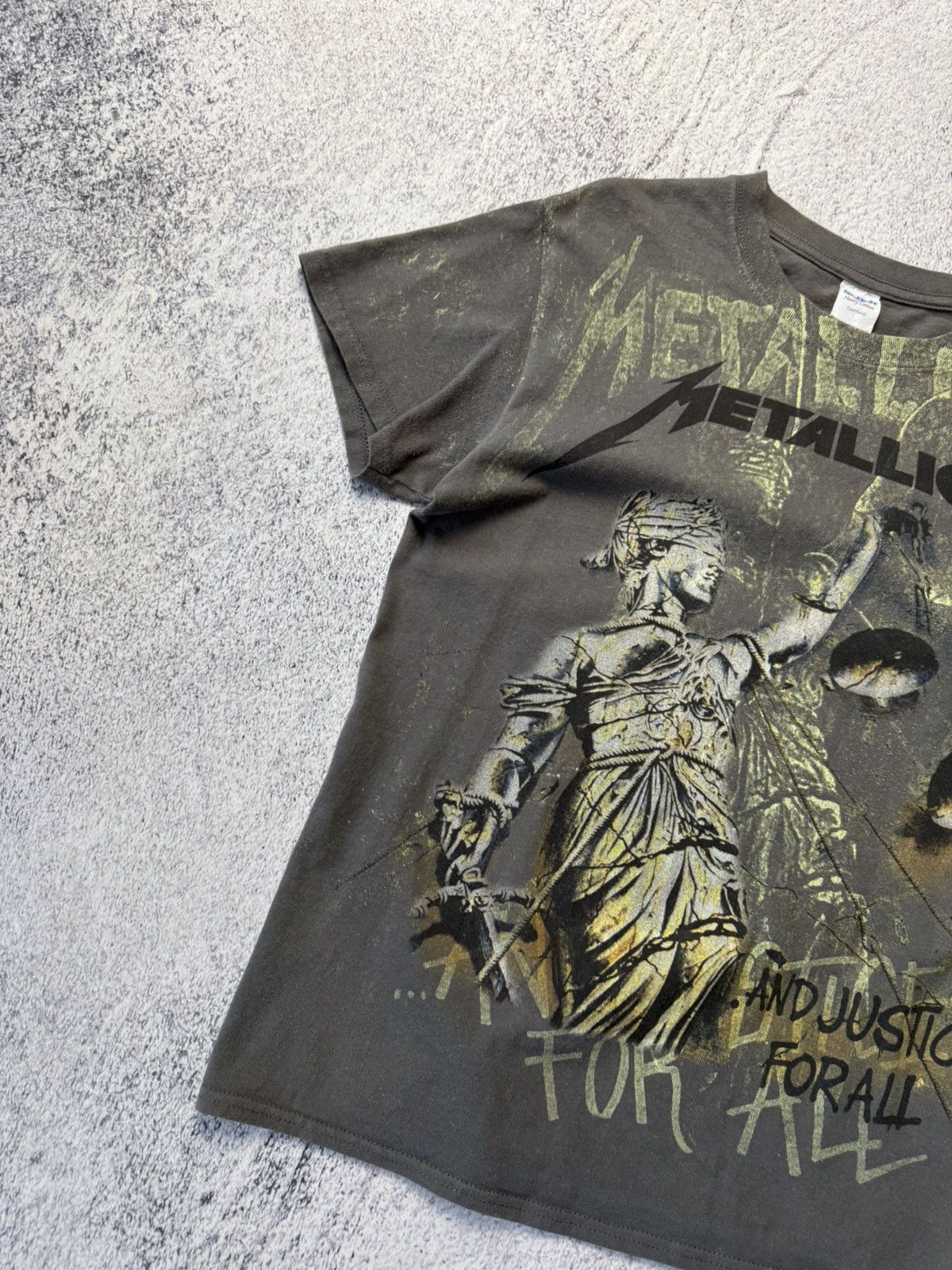 Metallica Metallica And Justice For All Vintage Rock Band Overprinted Size US S / EU 44-46 / 1 - 5 Thumbnail