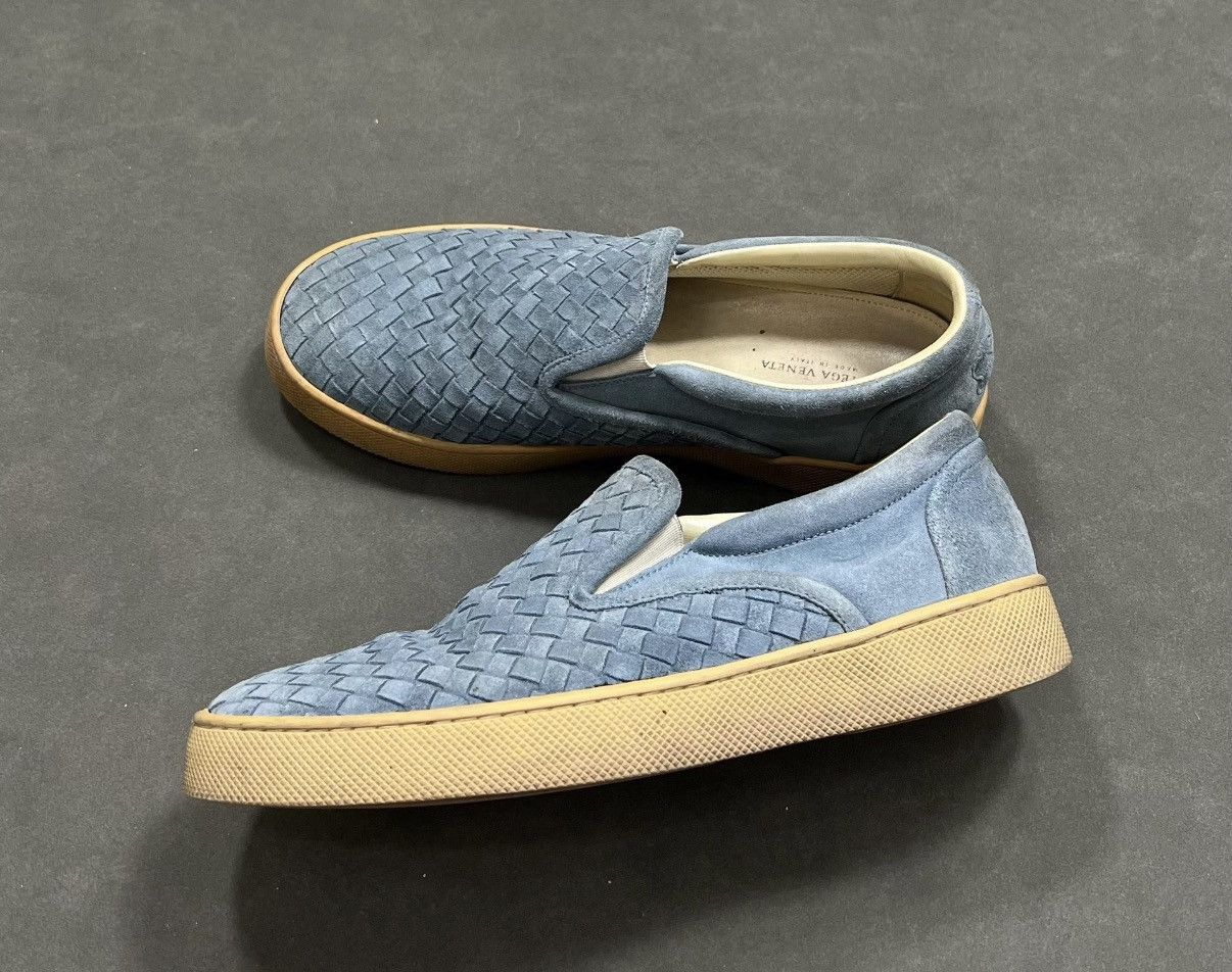Bottega Veneta Bottega Veneta BV Classic Intreccio Slip-On Sneakers J16 Size US 8 / EU 41 - 2 Thumbnail
